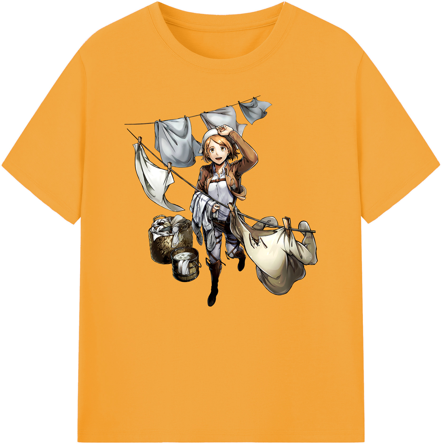（画像用） 進撃の巨人 ペトラ·ラル Attack on Titan Petra Rall 綿100％ メンズ半袖Tシャツ｜肌触りやわらか＆通気性