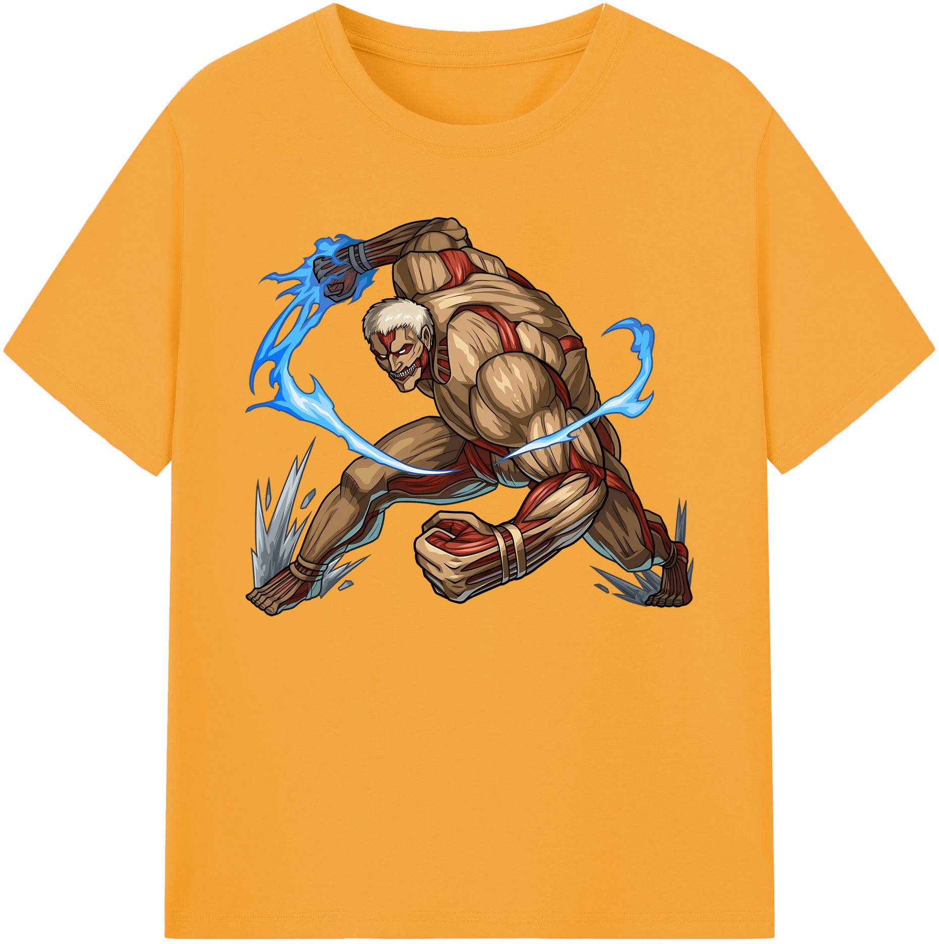（画像用） 進撃の巨人 Attack on Titan 綿100％ メンズ半袖Tシャツ｜肌触りやわらか＆通気性
