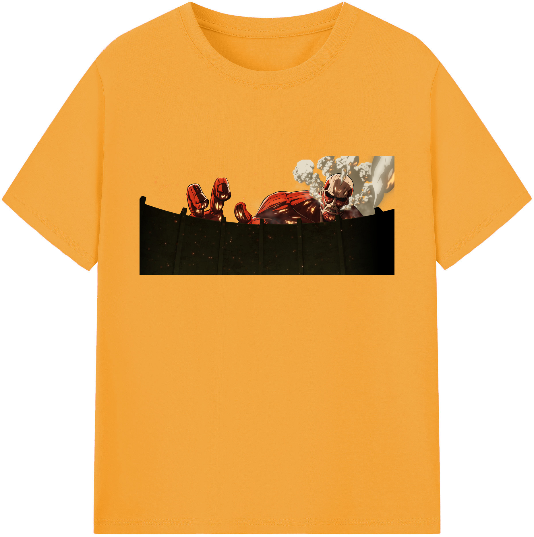 （画像用） 進撃の巨人 Attack on Titan 綿100％ メンズ半袖Tシャツ｜肌触りやわらか＆通気性