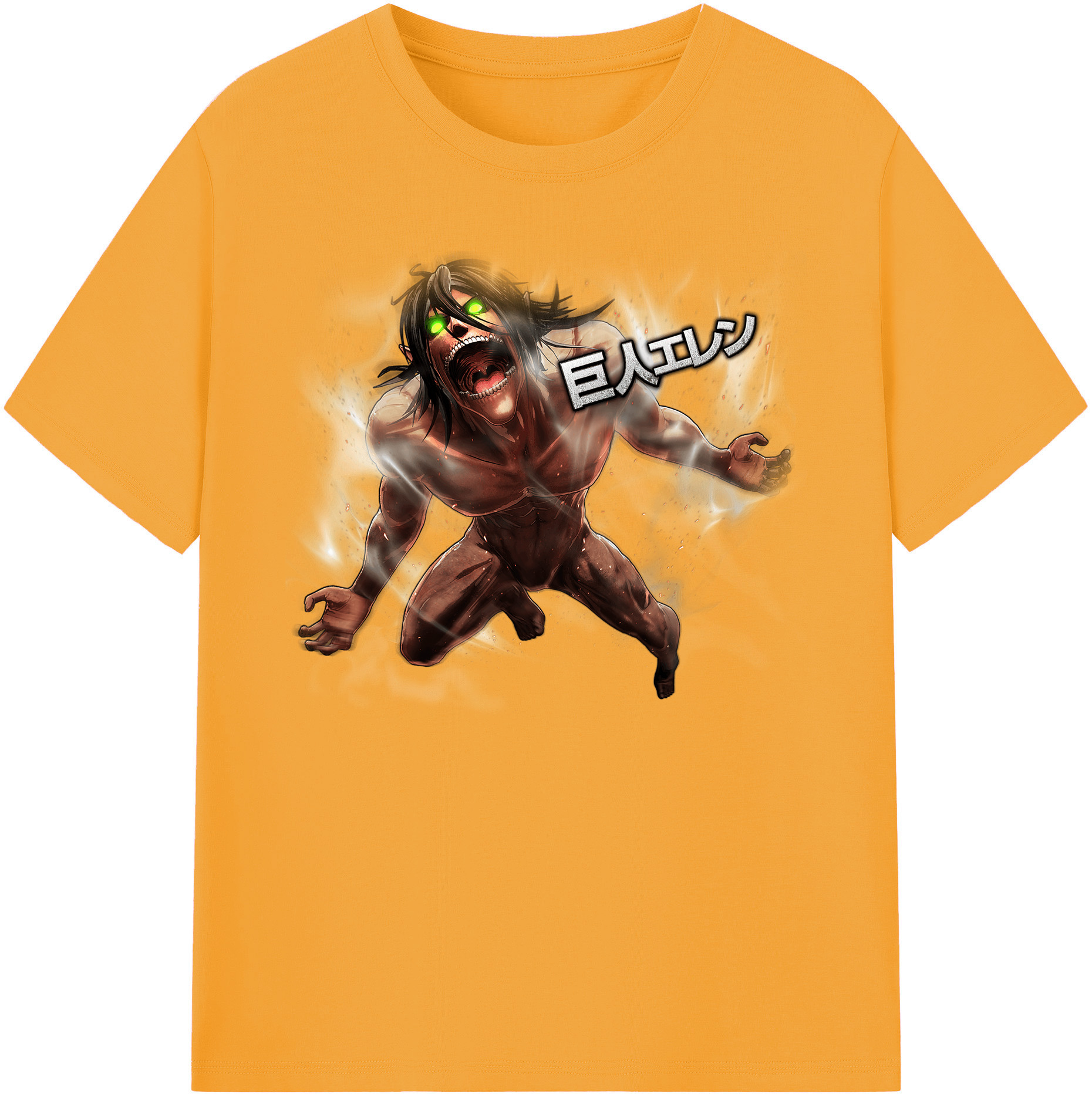 （画像用） 進撃の巨人 Attack on Titan 綿100％ メンズ半袖Tシャツ｜肌触りやわらか＆通気性
