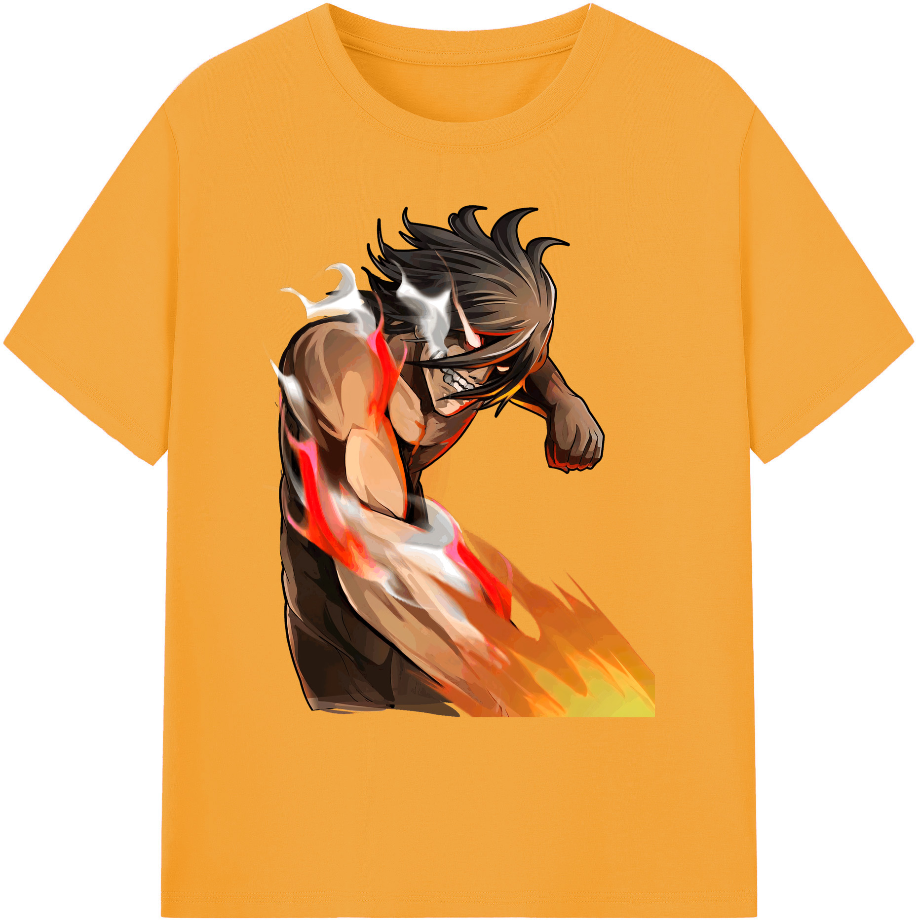 （画像用） 進撃の巨人 Attack on Titan 綿100％ メンズ半袖Tシャツ｜肌触りやわらか＆通気性