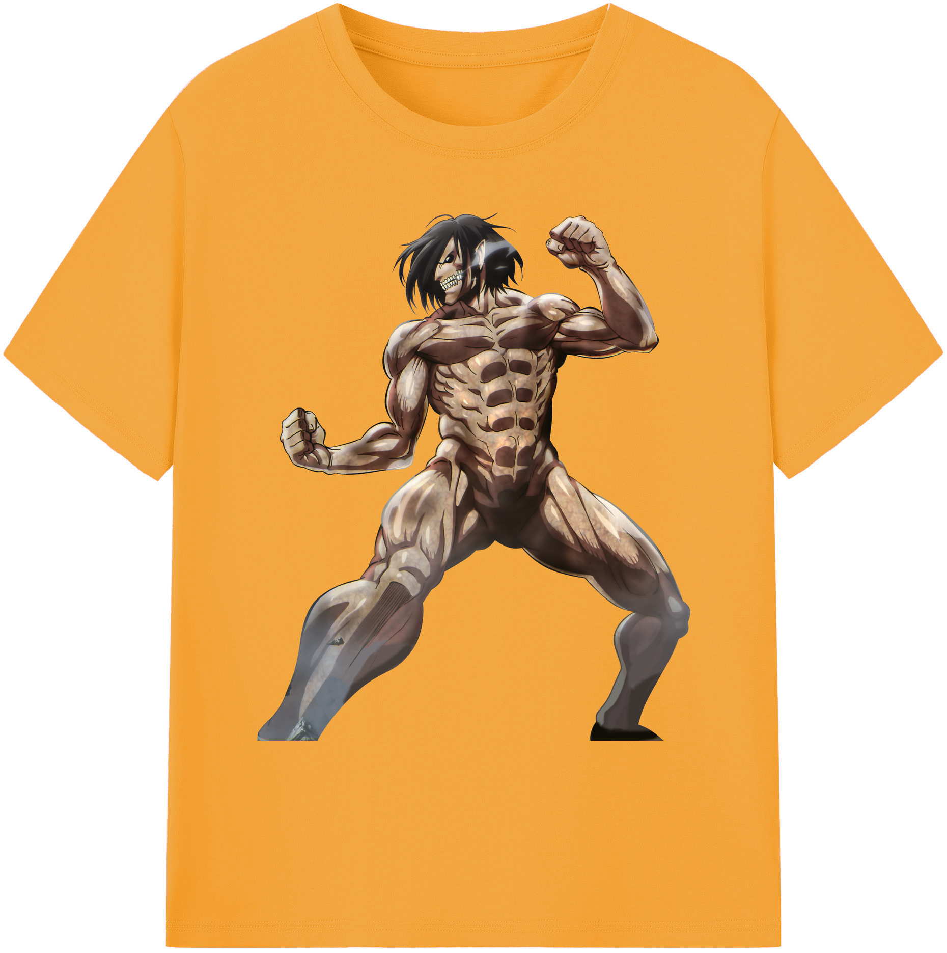 （画像用） 進撃の巨人 Attack on Titan 綿100％ メンズ半袖Tシャツ｜肌触りやわらか＆通気性