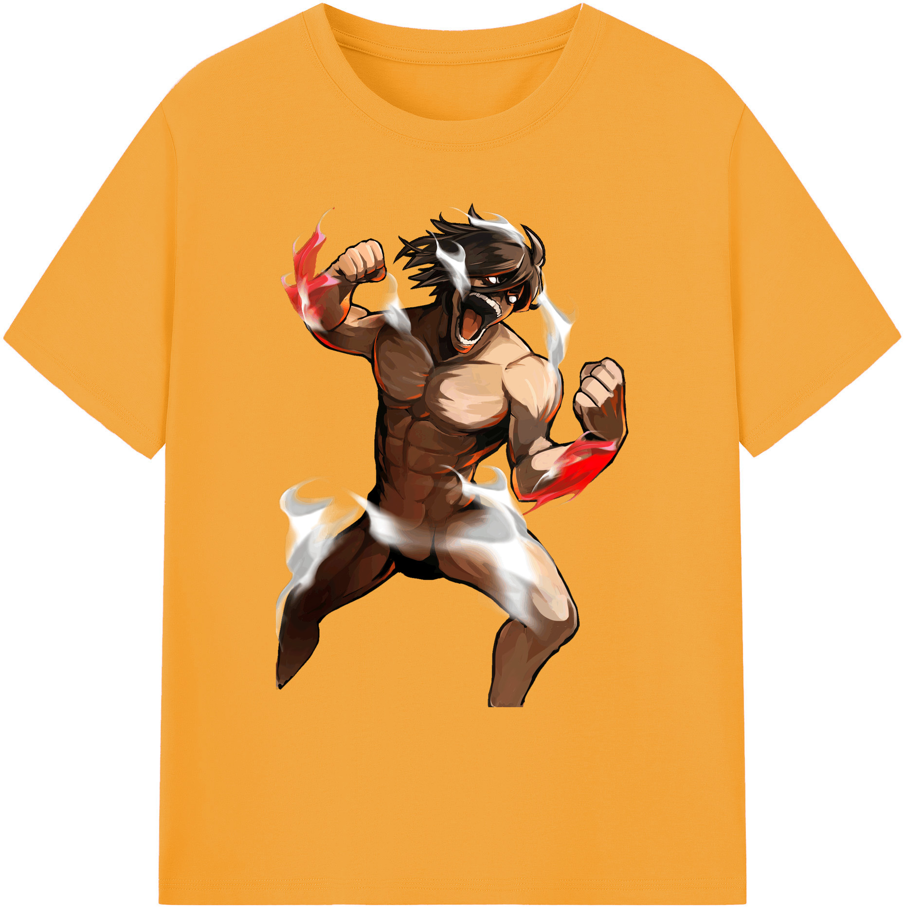 （画像用） 進撃の巨人 Attack on Titan 綿100％ メンズ半袖Tシャツ｜肌触りやわらか＆通気性