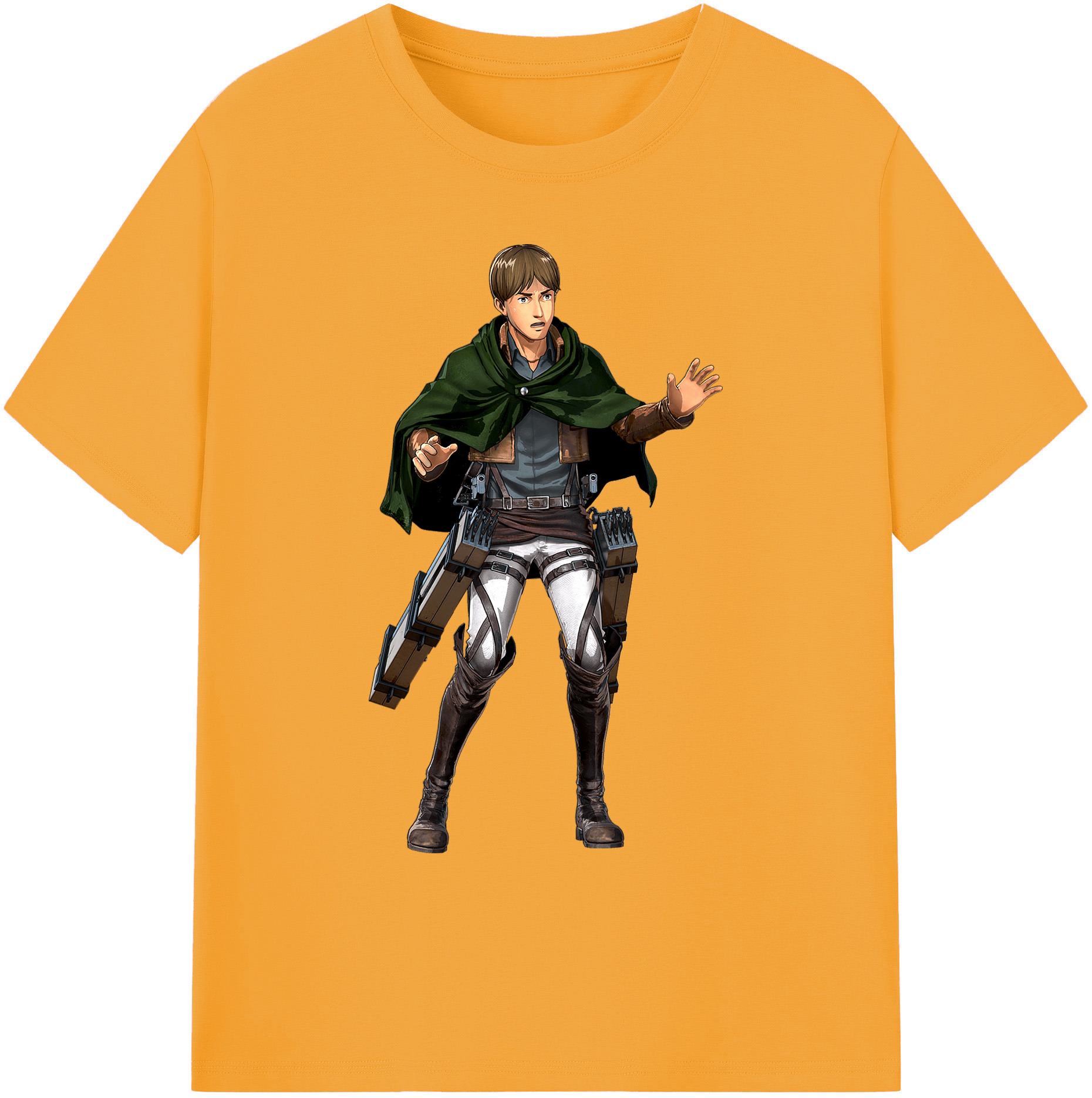 （画像用） 進撃の巨人 Attack on Titan 綿100％ メンズ半袖Tシャツ｜肌触りやわらか＆通気性