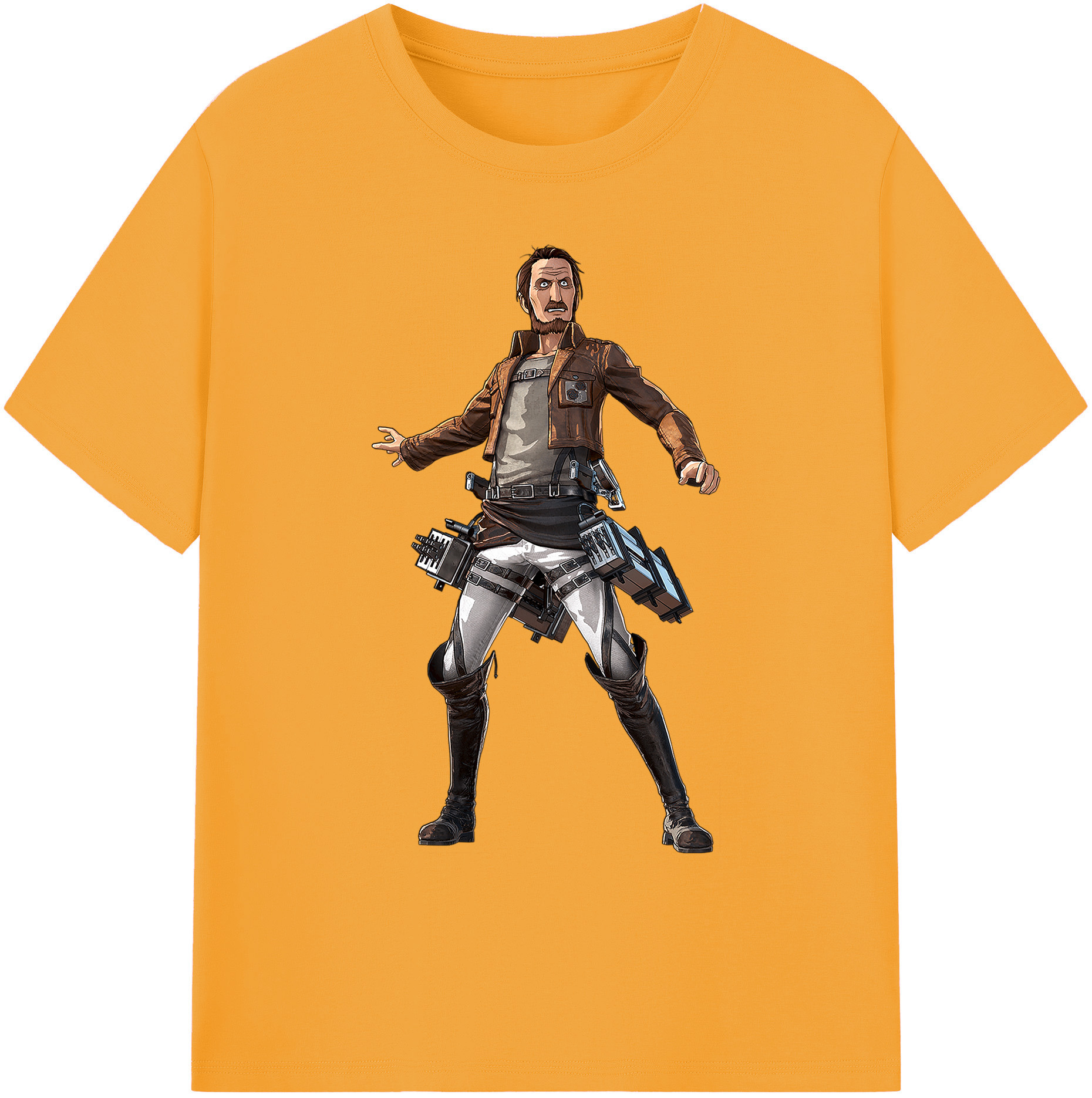 （画像用） 進撃の巨人 Attack on Titan 綿100％ メンズ半袖Tシャツ｜肌触りやわらか＆通気性