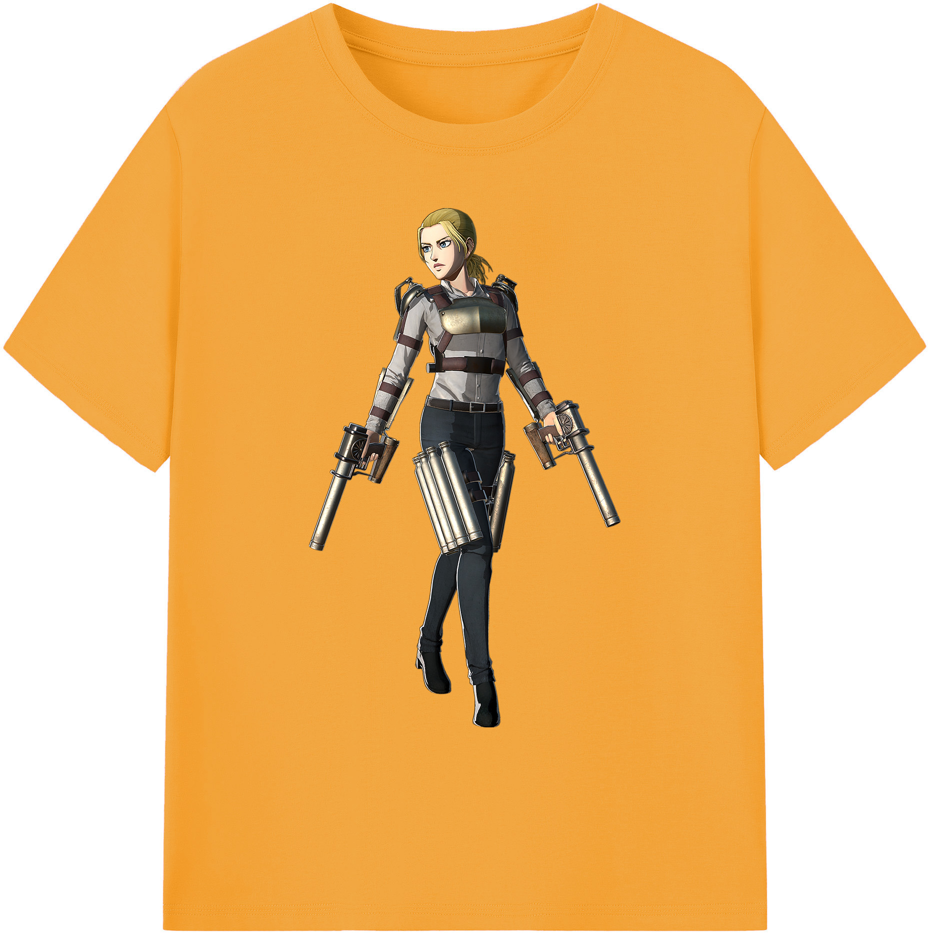 （画像用） 進撃の巨人 Attack on Titan 綿100％ メンズ半袖Tシャツ｜肌触りやわらか＆通気性