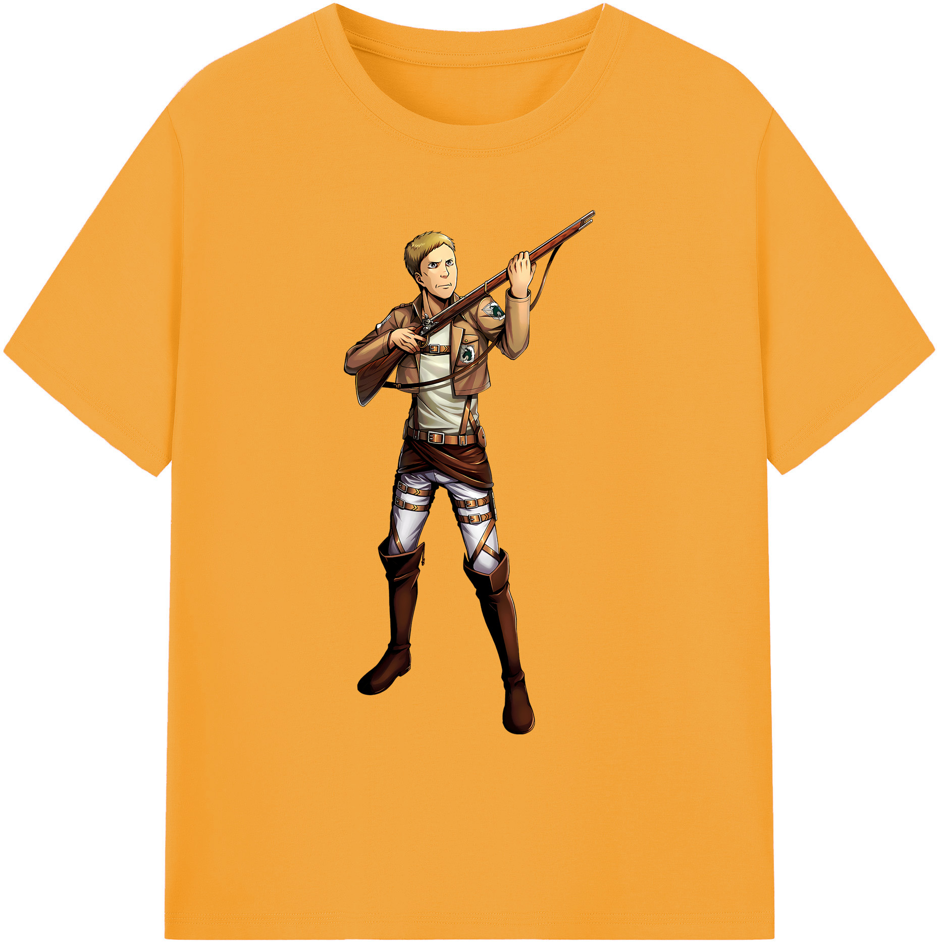 （画像用） 進撃の巨人 Attack on Titan 綿100％ メンズ半袖Tシャツ｜肌触りやわらか＆通気性