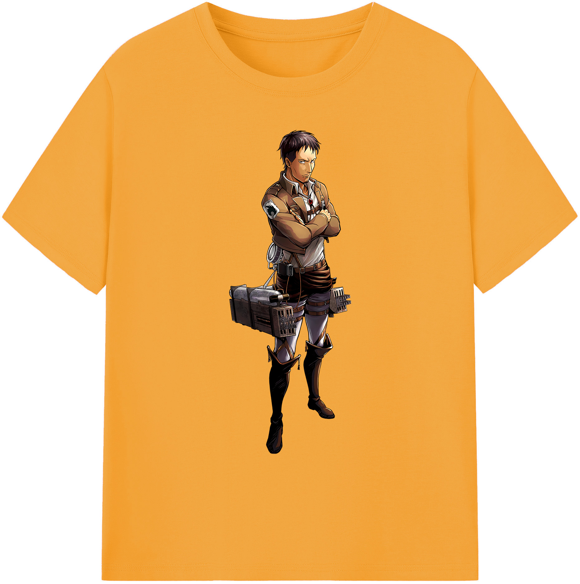 （画像用） 進撃の巨人 Attack on Titan 綿100％ メンズ半袖Tシャツ｜肌触りやわらか＆通気性