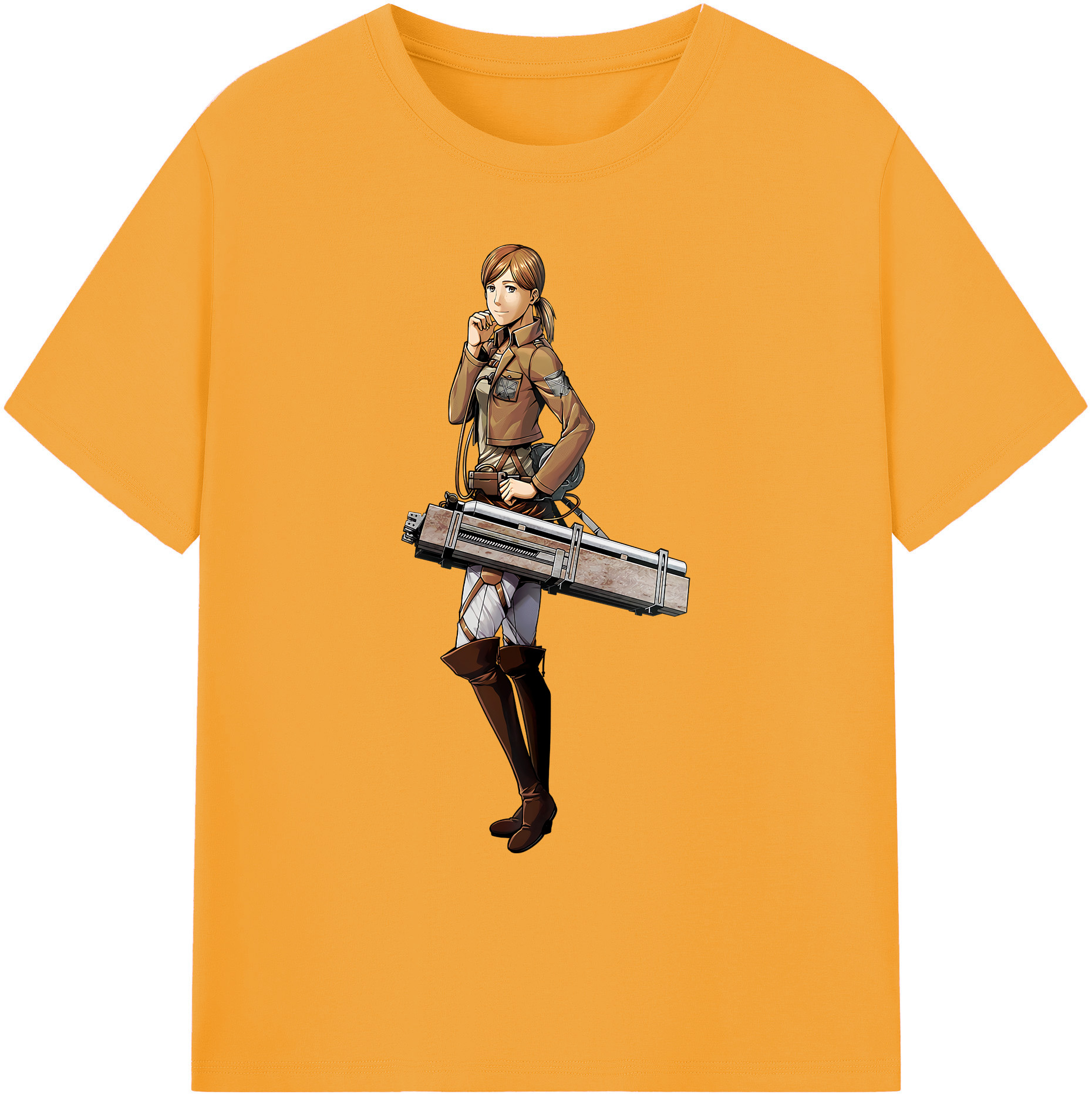 （画像用） 進撃の巨人 Attack on Titan 綿100％ メンズ半袖Tシャツ｜肌触りやわらか＆通気性