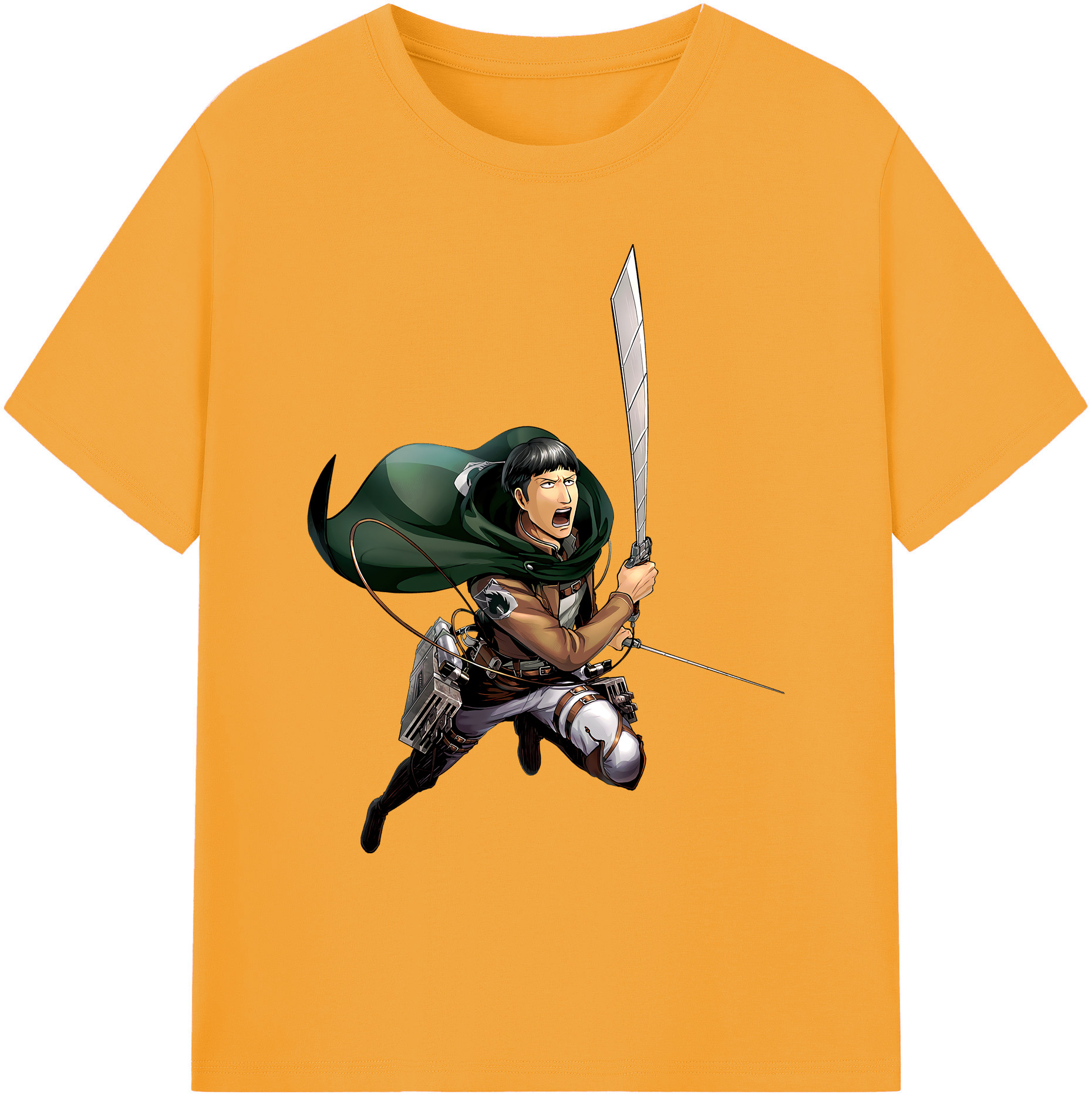 （画像用） 進撃の巨人 Attack on Titan 綿100％ メンズ半袖Tシャツ｜肌触りやわらか＆通気性