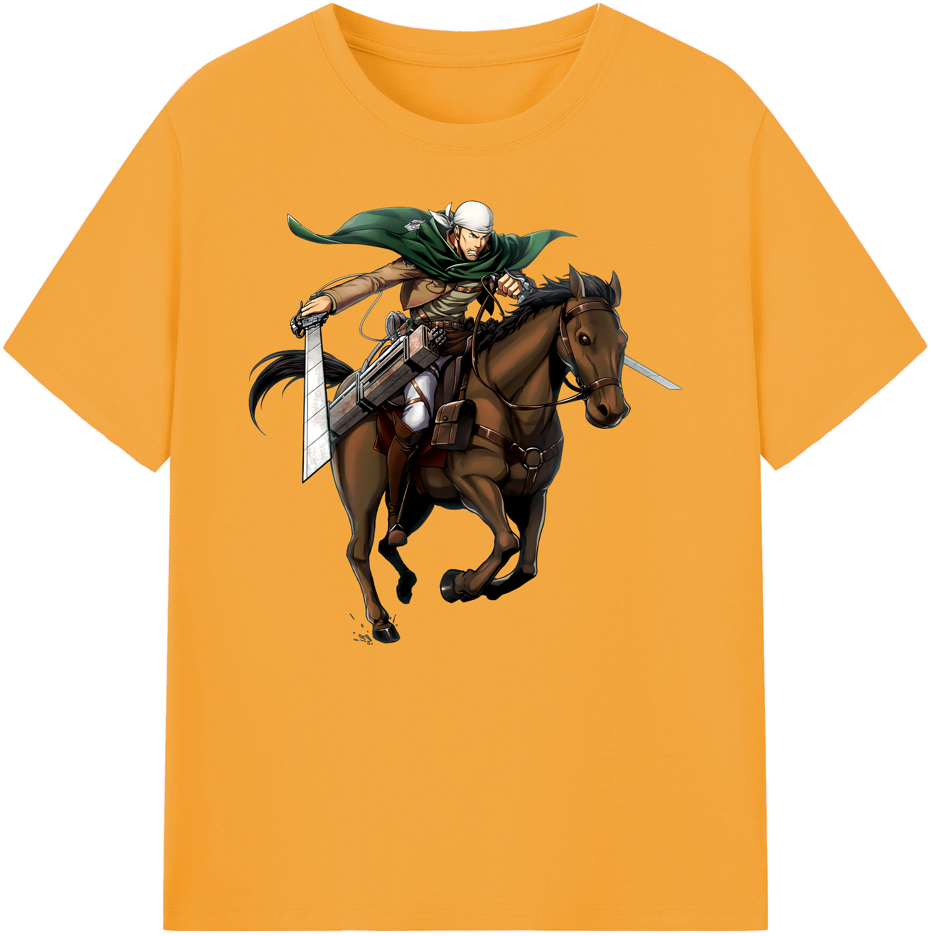 （画像用） 進撃の巨人 Attack on Titan 綿100％ メンズ半袖Tシャツ｜肌触りやわらか＆通気性