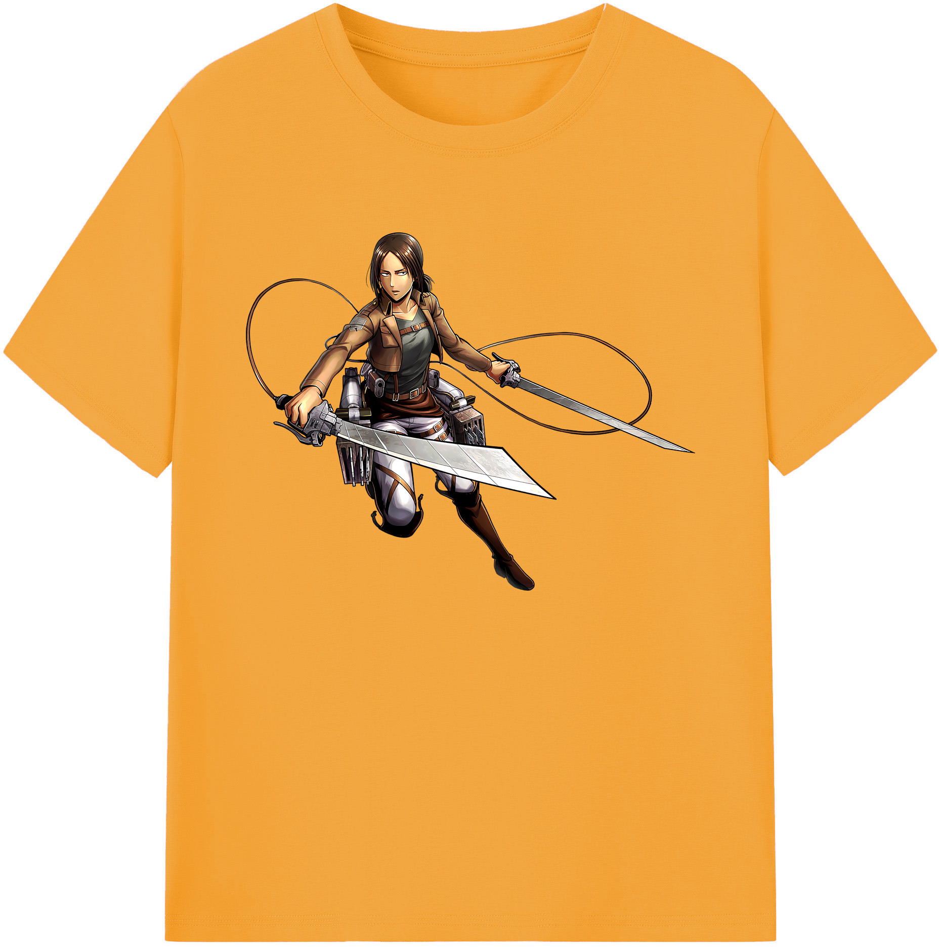 （画像用） 進撃の巨人 Attack on Titan 綿100％ メンズ半袖Tシャツ｜肌触りやわらか＆通気性