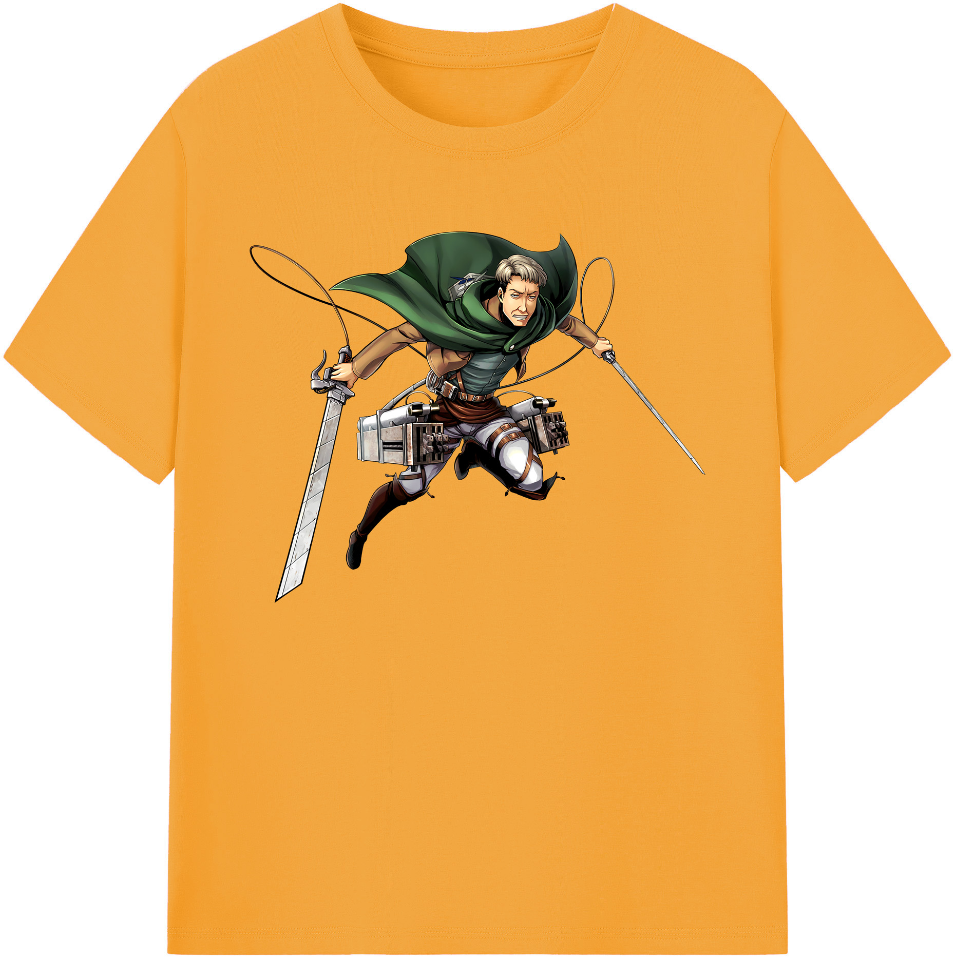 （画像用） 進撃の巨人 Attack on Titan 綿100％ メンズ半袖Tシャツ｜肌触りやわらか＆通気性