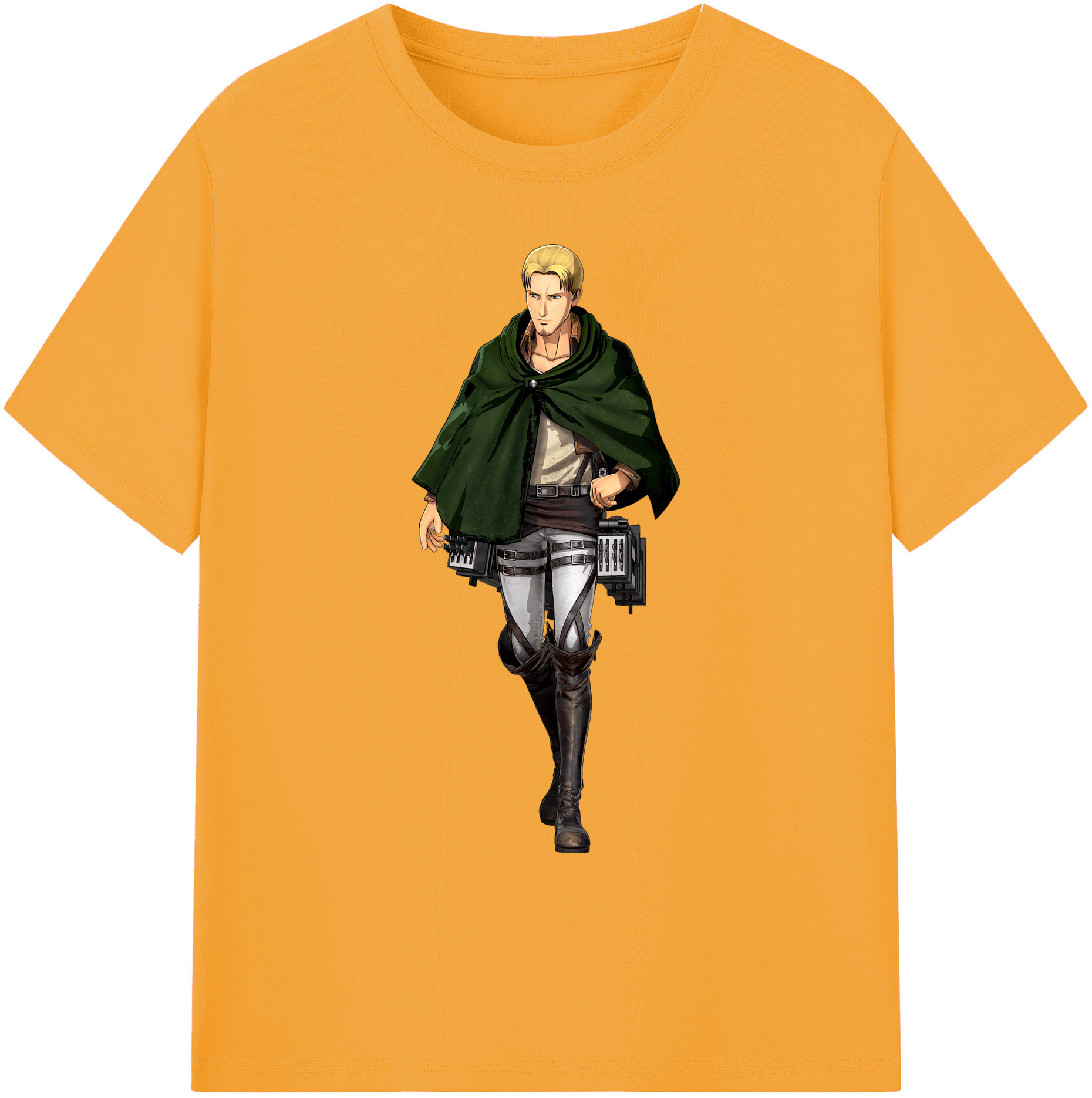 （画像用） 進撃の巨人 Attack on Titan 綿100％ メンズ半袖Tシャツ｜肌触りやわらか＆通気性