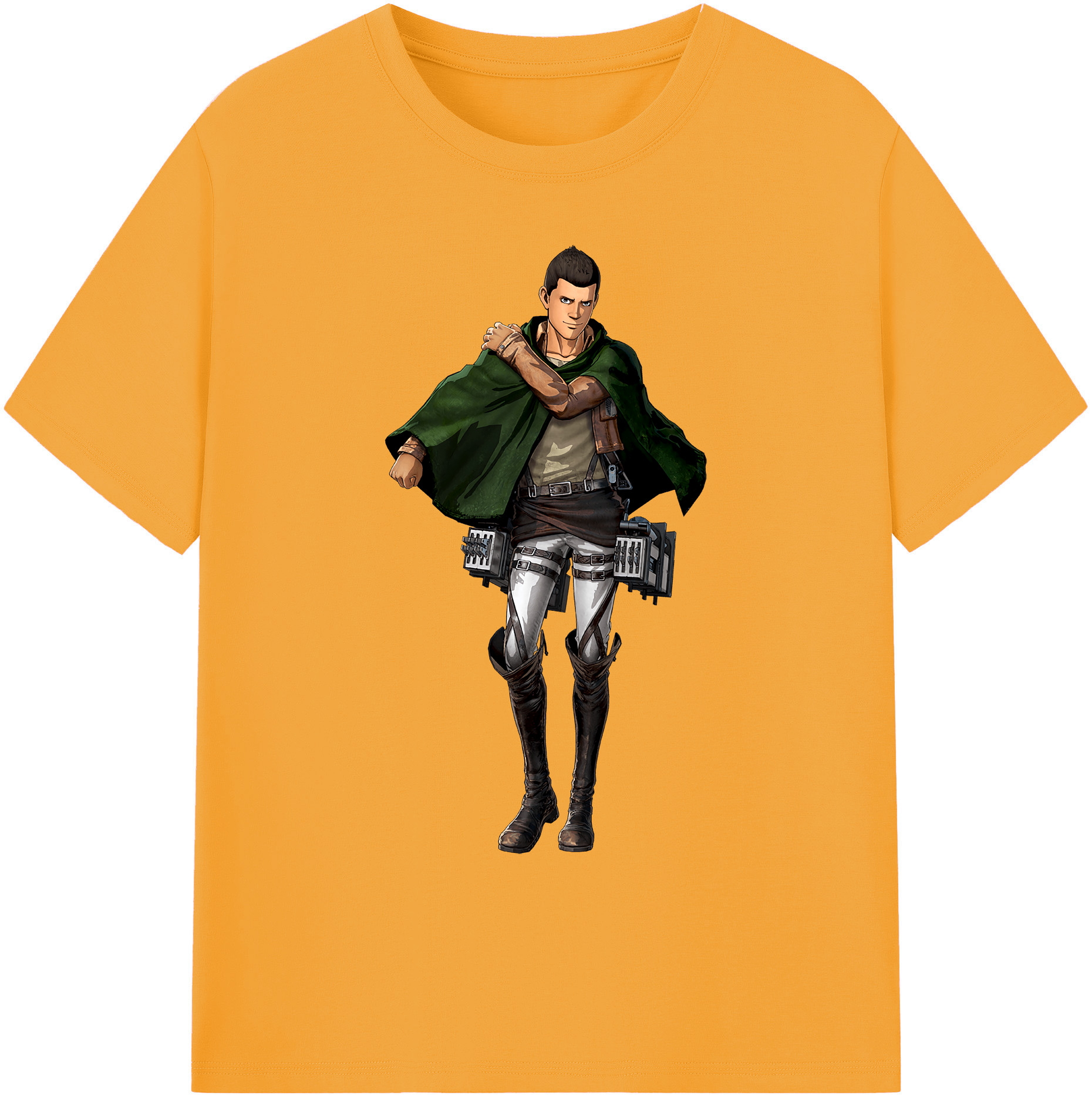 （画像用） 進撃の巨人 Attack on Titan 綿100％ メンズ半袖Tシャツ｜肌触りやわらか＆通気性