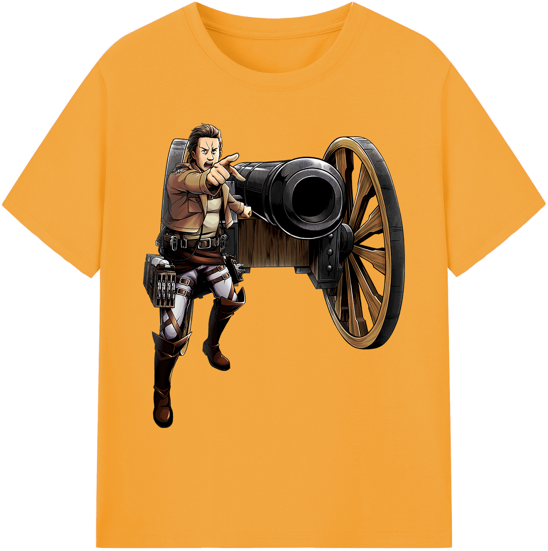 （画像用） 進撃の巨人 Attack on Titan 綿100％ メンズ半袖Tシャツ｜肌触りやわらか＆通気性