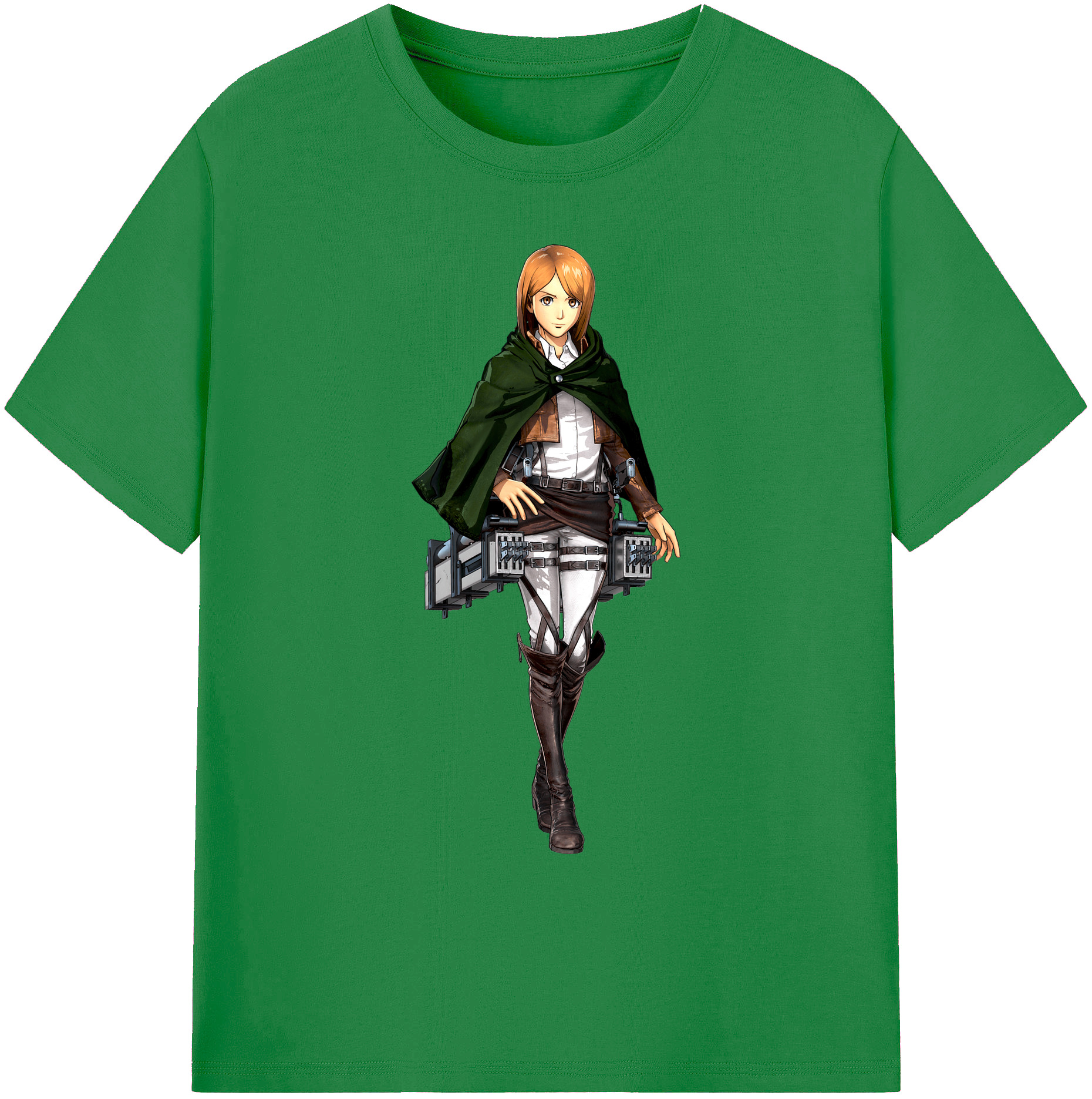 （画像用） 進撃の巨人 ペトラ·ラル Attack on Titan Petra Rall 綿100％ メンズ半袖Tシャツ｜肌触りやわらか＆通気性