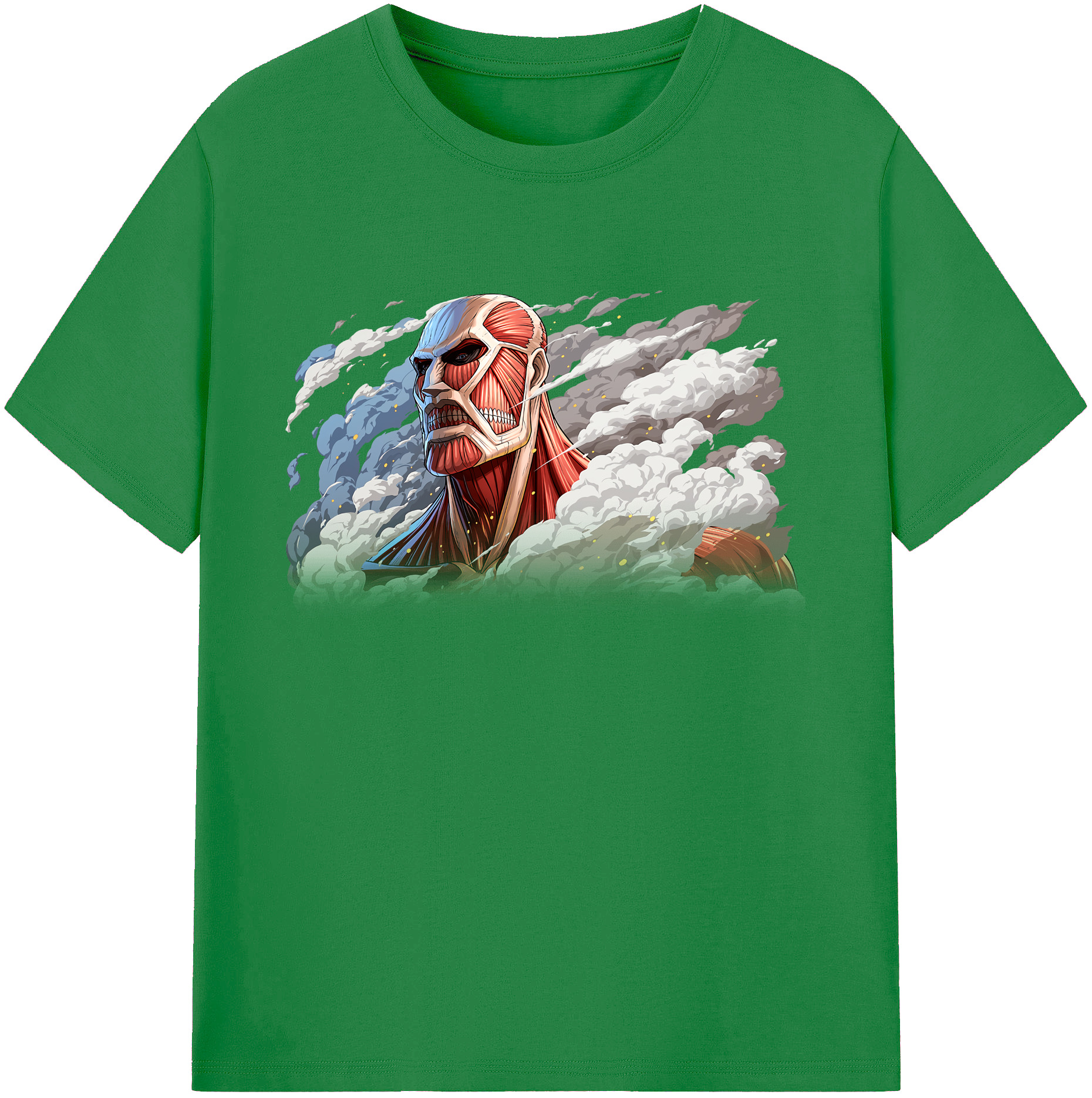 （画像用） 進撃の巨人 Attack on Titan 綿100％ メンズ半袖Tシャツ｜肌触りやわらか＆通気性