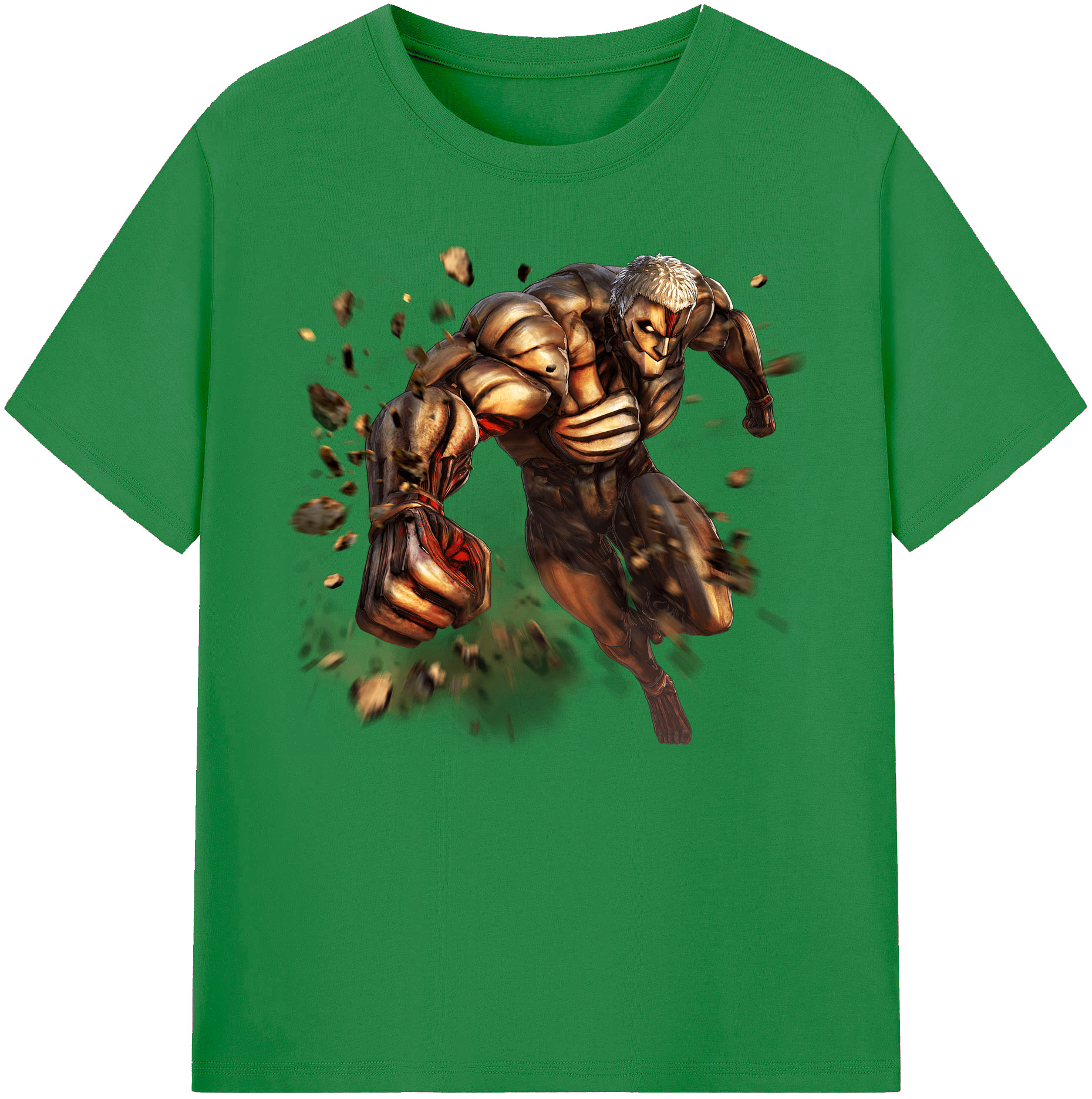 （画像用） 進撃の巨人 Attack on Titan 綿100％ メンズ半袖Tシャツ｜肌触りやわらか＆通気性