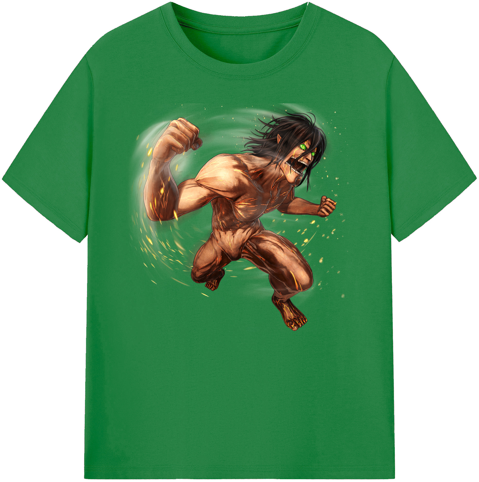 （画像用） 進撃の巨人 Attack on Titan 綿100％ メンズ半袖Tシャツ｜肌触りやわらか＆通気性