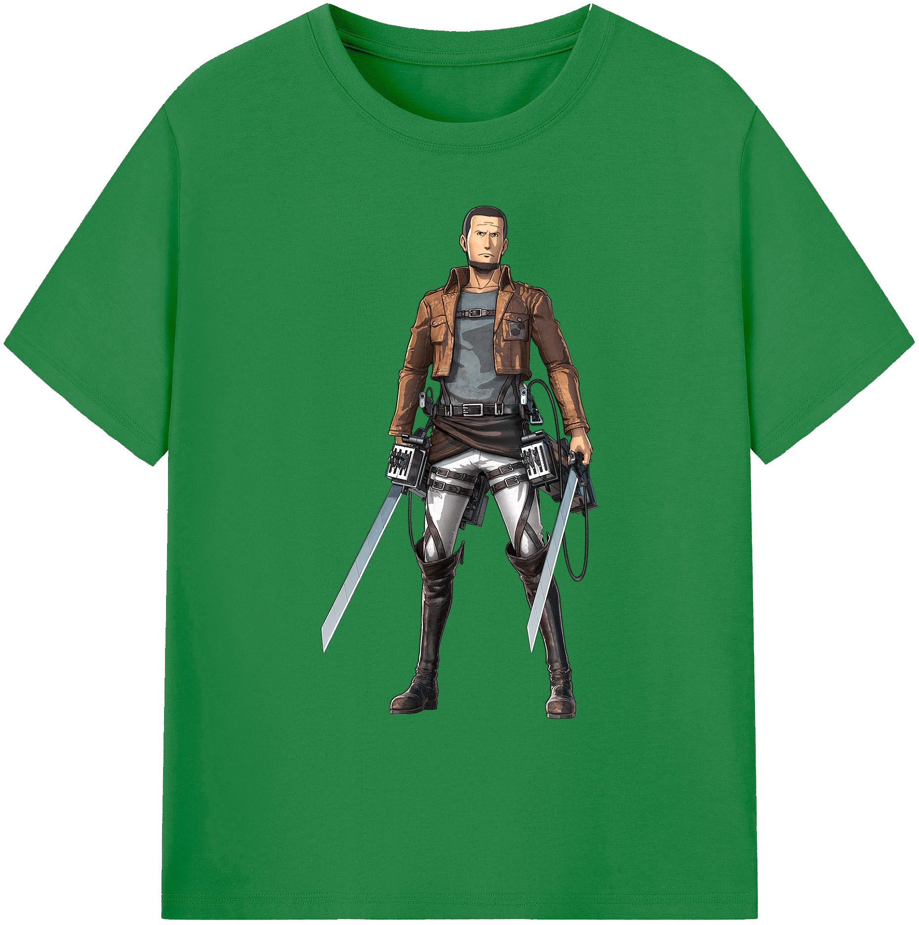 （画像用） 進撃の巨人 Attack on Titan 綿100％ メンズ半袖Tシャツ｜肌触りやわらか＆通気性