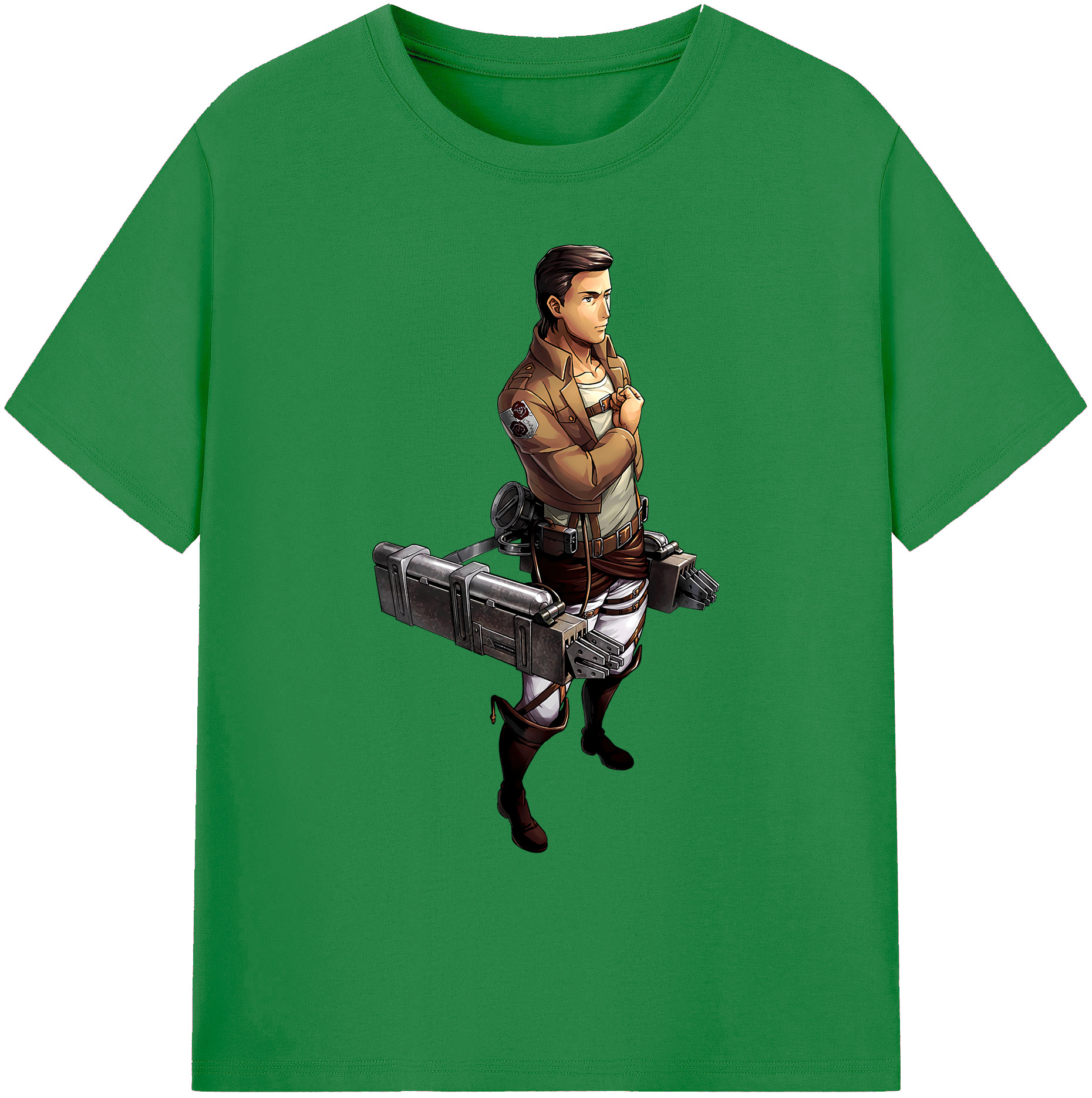 （画像用） 進撃の巨人 Attack on Titan 綿100％ メンズ半袖Tシャツ｜肌触りやわらか＆通気性