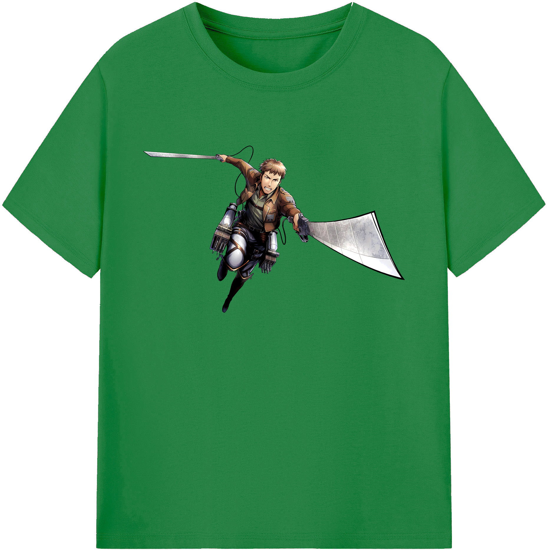 （画像用） 進撃の巨人 Attack on Titan 綿100％ メンズ半袖Tシャツ｜肌触りやわらか＆通気性