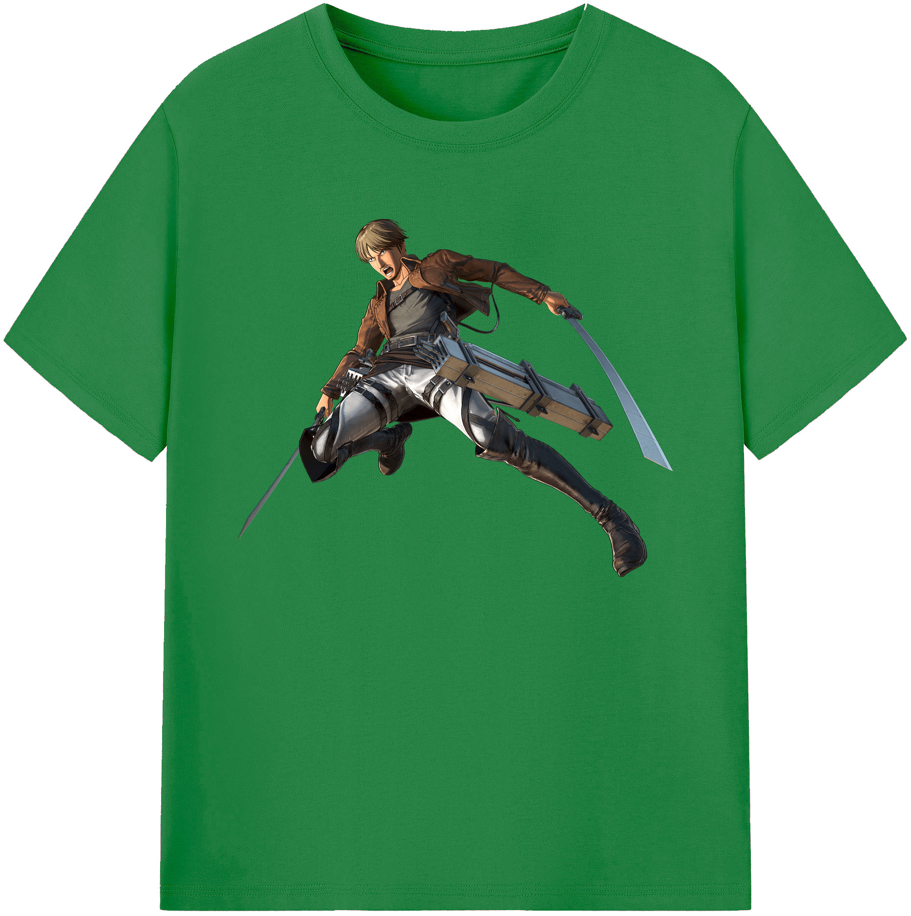 （画像用） 進撃の巨人 Attack on Titan 綿100％ メンズ半袖Tシャツ｜肌触りやわらか＆通気性