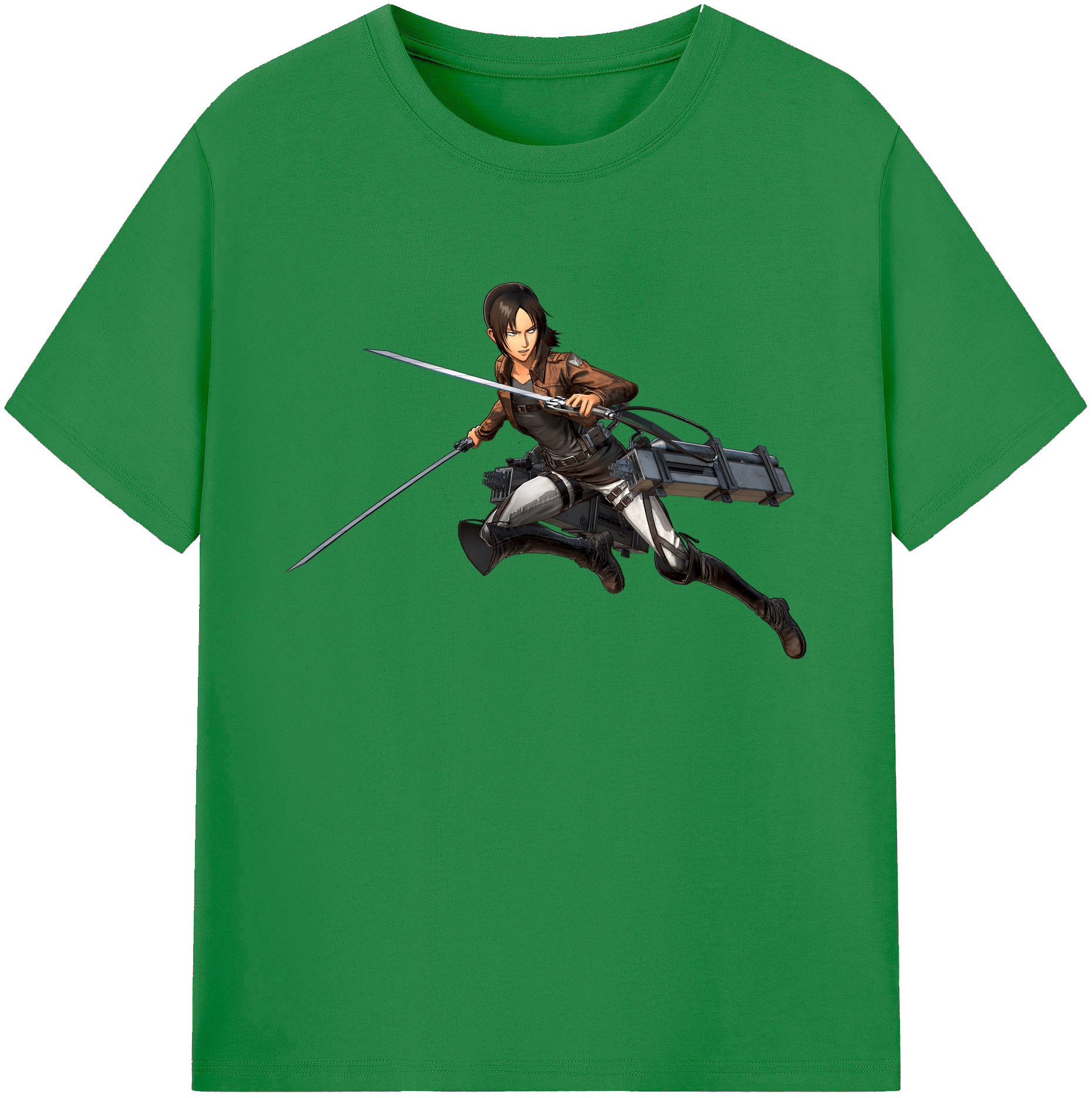 （画像用） 進撃の巨人 Attack on Titan 綿100％ メンズ半袖Tシャツ｜肌触りやわらか＆通気性
