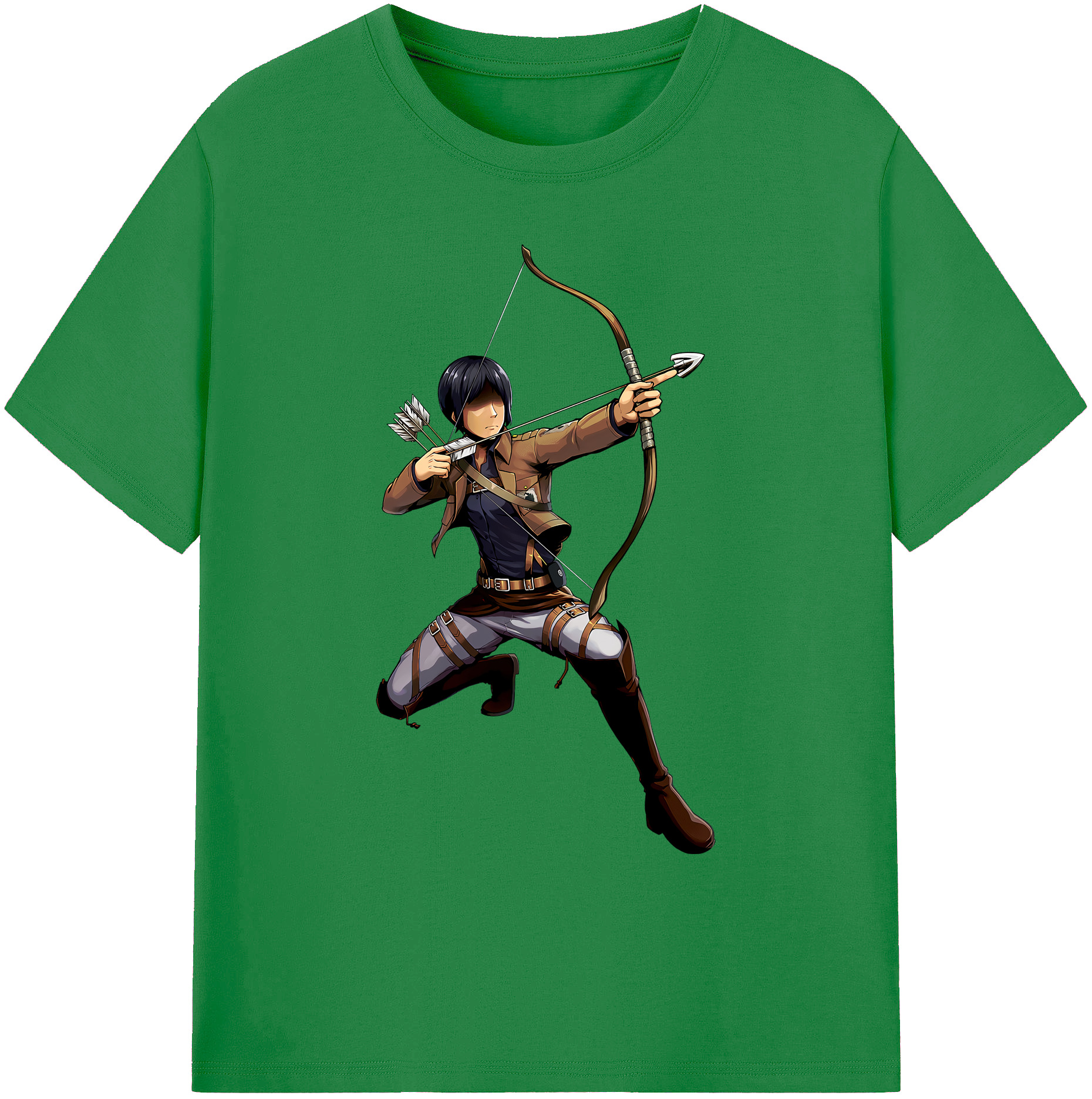 （画像用） 進撃の巨人 Attack on Titan 綿100％ メンズ半袖Tシャツ｜肌触りやわらか＆通気性