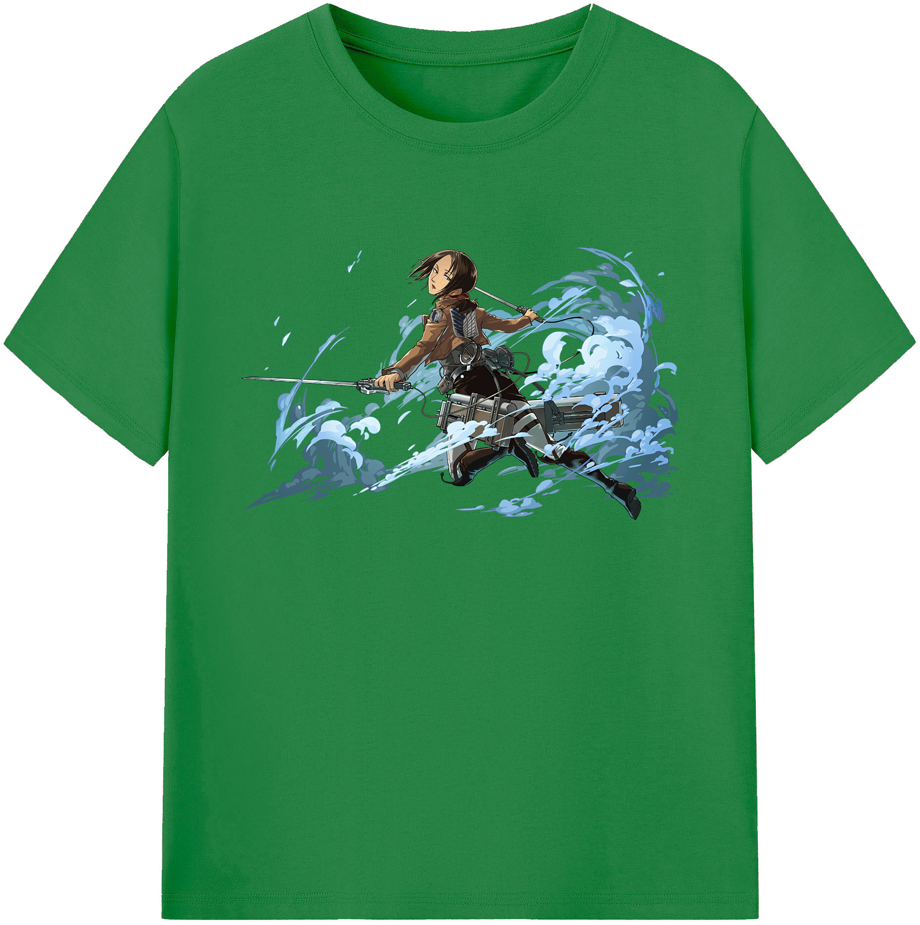 （画像用） 進撃の巨人 Attack on Titan 綿100％ メンズ半袖Tシャツ｜肌触りやわらか＆通気性