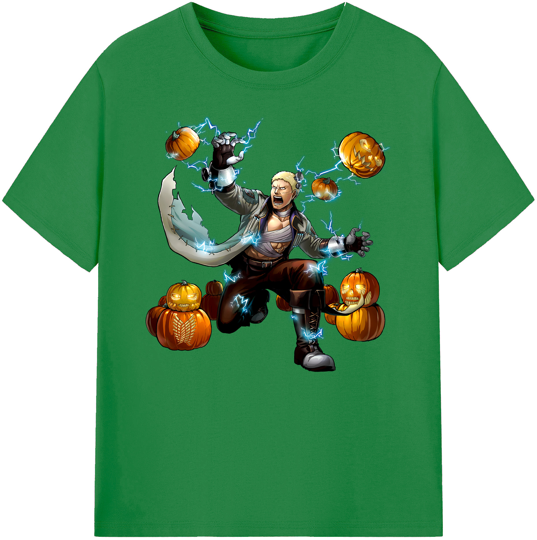 （画像用） 進撃の巨人 ライナー・ブラウン Attack on Titan Reiner Braun 綿100％ メンズ半袖Tシャツ｜肌触りやわらか＆通気性