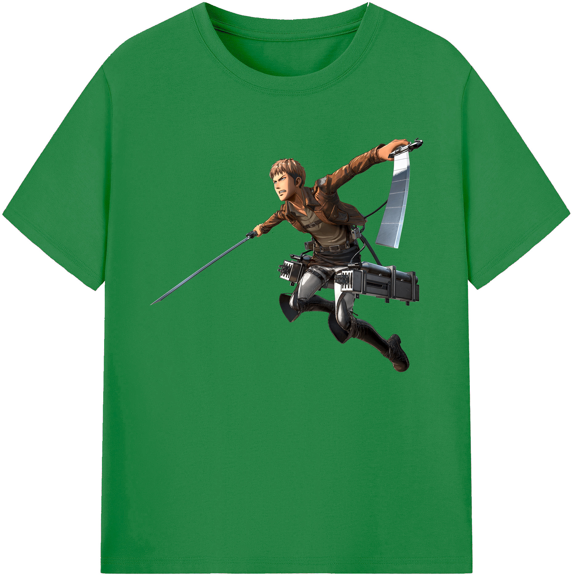 （画像用） 進撃の巨人 ジャン・キルシュタイン Attack on Titan Jean Kirstein 綿100％ メンズ半袖Tシャツ｜肌触りやわらか＆通気性