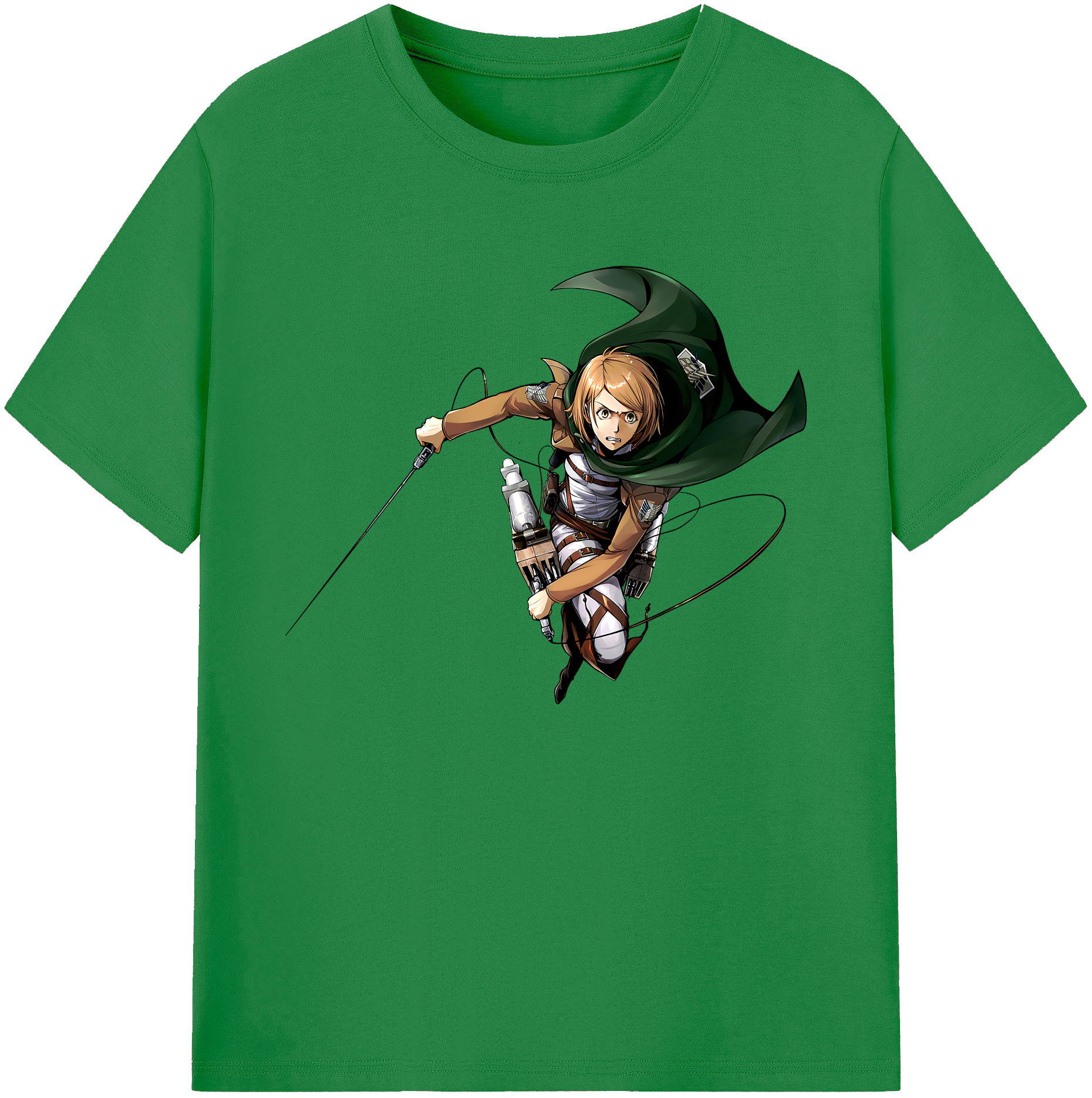 （画像用） 進撃の巨人 ペトラ·ラル Attack on Titan Petra Rall 綿100％ メンズ半袖Tシャツ｜肌触りやわらか＆通気性