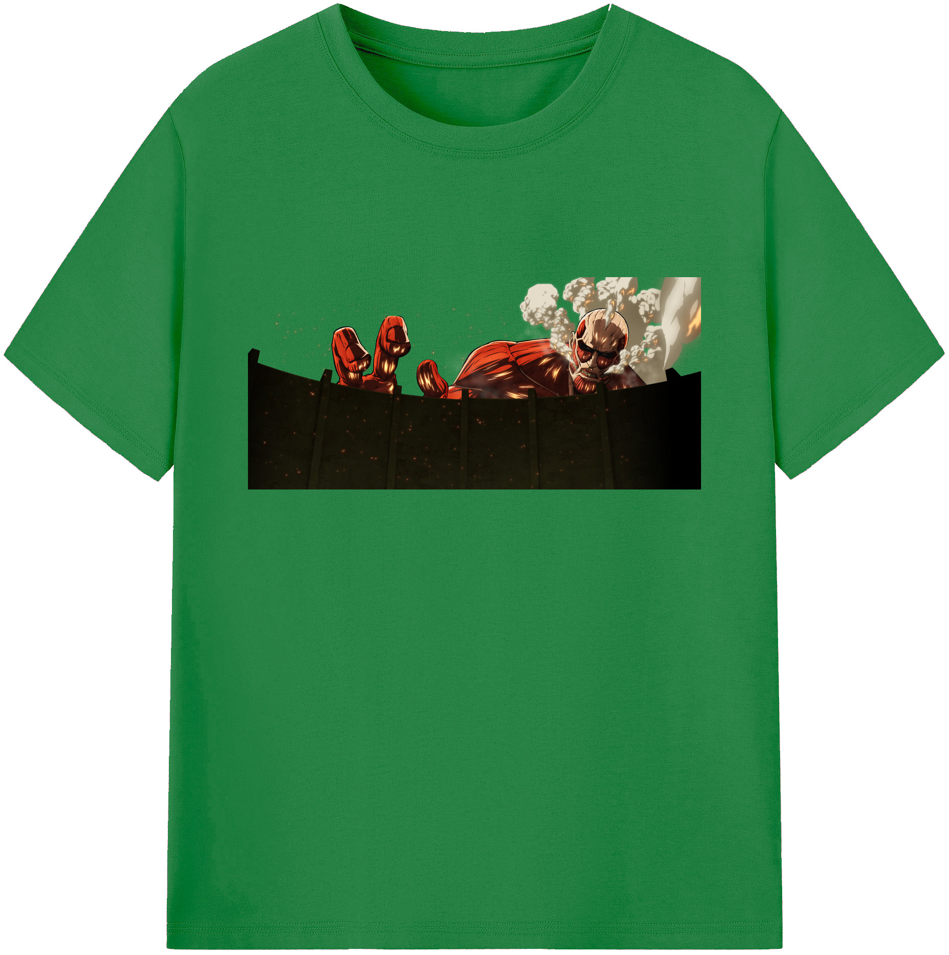 （画像用） 進撃の巨人 Attack on Titan 綿100％ メンズ半袖Tシャツ｜肌触りやわらか＆通気性