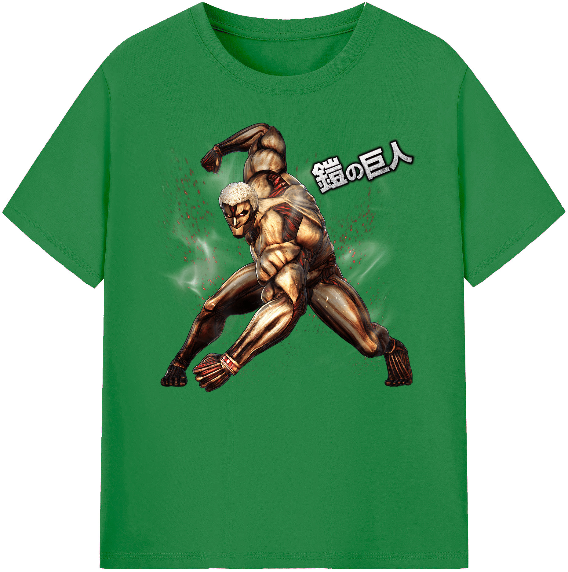 （画像用） 進撃の巨人 Attack on Titan 綿100％ メンズ半袖Tシャツ｜肌触りやわらか＆通気性