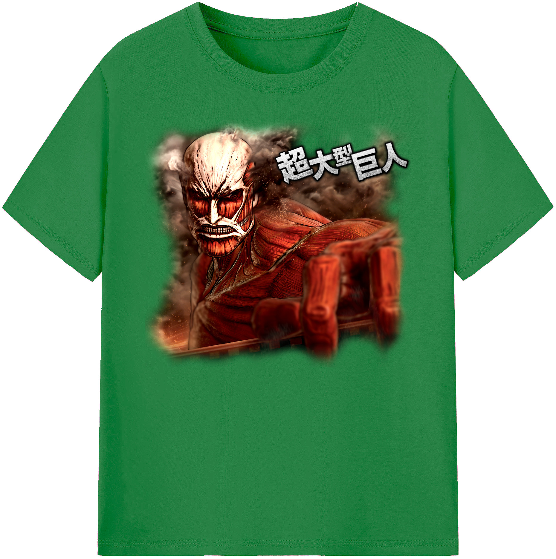 （画像用） 進撃の巨人 Attack on Titan 綿100％ メンズ半袖Tシャツ｜肌触りやわらか＆通気性