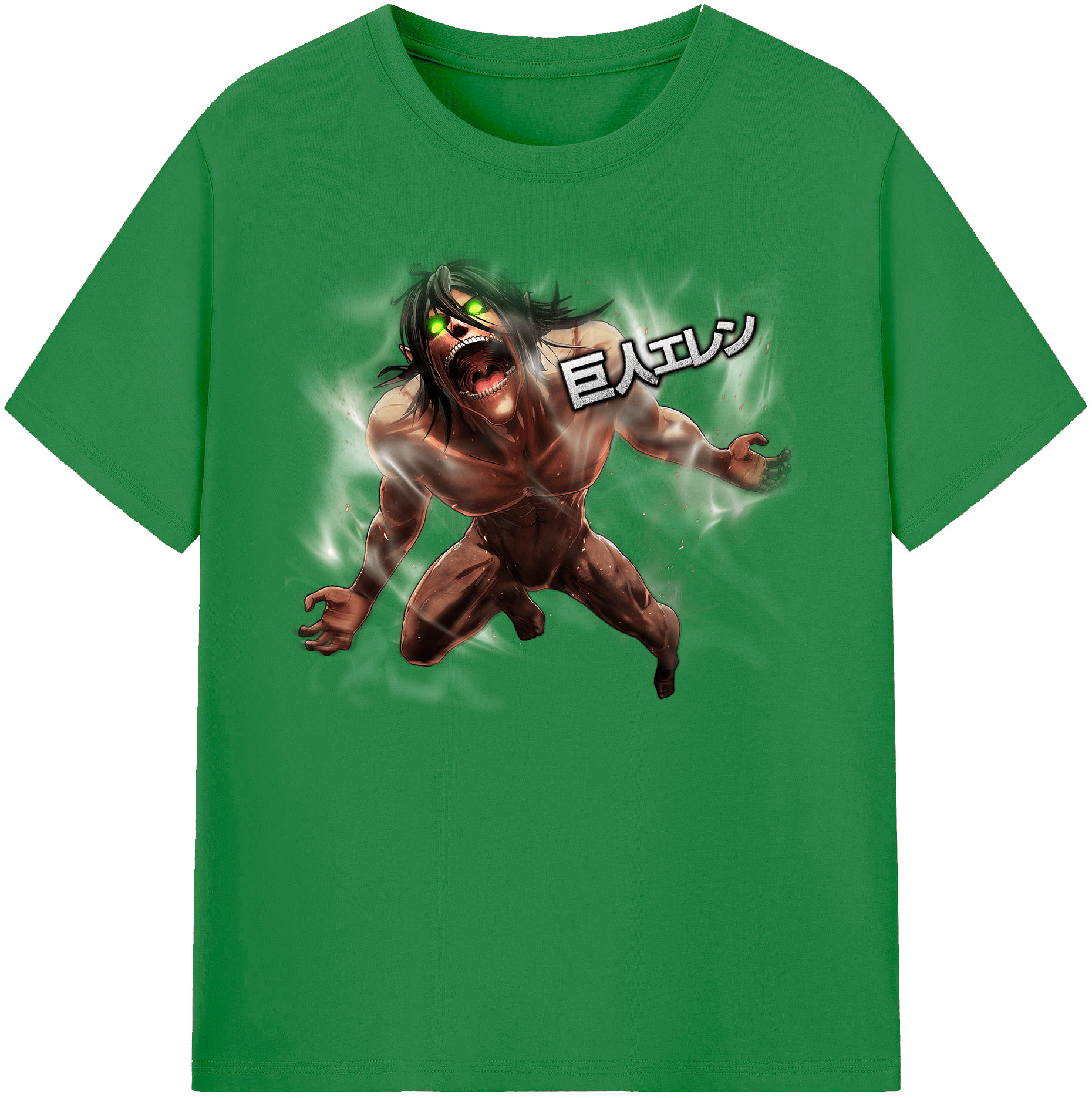 （画像用） 進撃の巨人 Attack on Titan 綿100％ メンズ半袖Tシャツ｜肌触りやわらか＆通気性