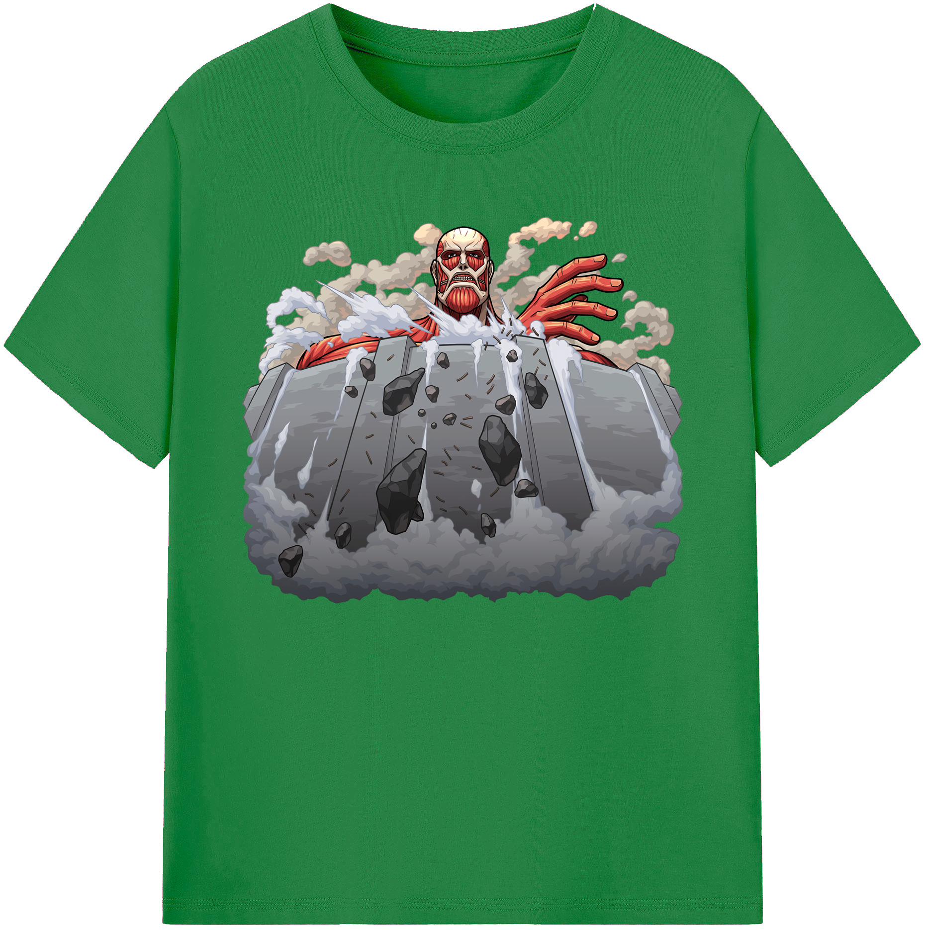 （画像用） 進撃の巨人 Attack on Titan 綿100％ メンズ半袖Tシャツ｜肌触りやわらか＆通気性
