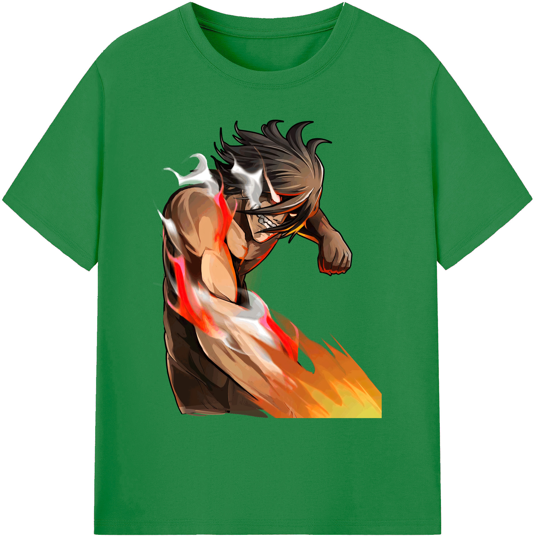 （画像用） 進撃の巨人 Attack on Titan 綿100％ メンズ半袖Tシャツ｜肌触りやわらか＆通気性