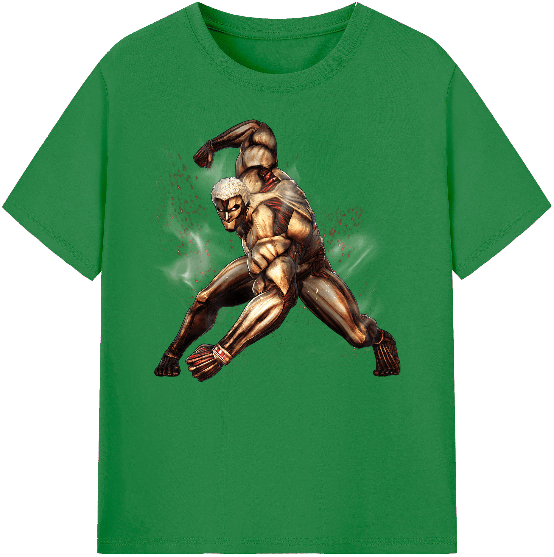 （画像用） 進撃の巨人 Attack on Titan 綿100％ メンズ半袖Tシャツ｜肌触りやわらか＆通気性