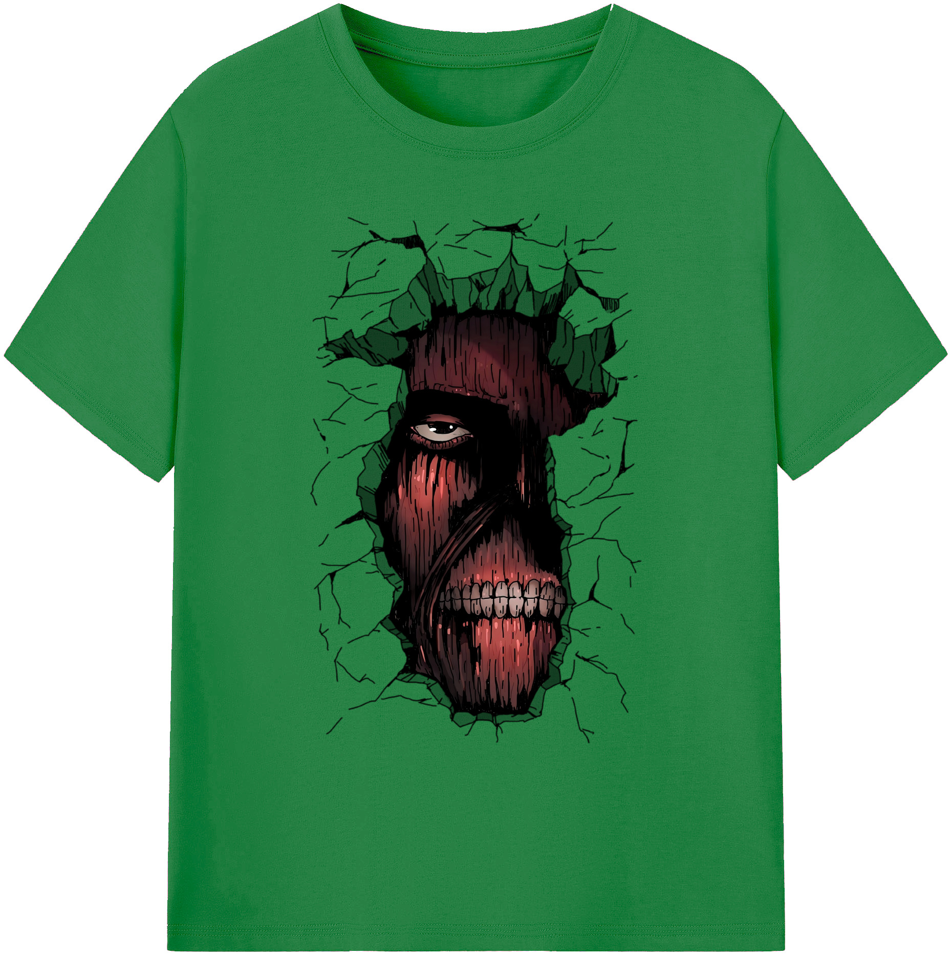 （画像用） 進撃の巨人 Attack on Titan 綿100％ メンズ半袖Tシャツ｜肌触りやわらか＆通気性
