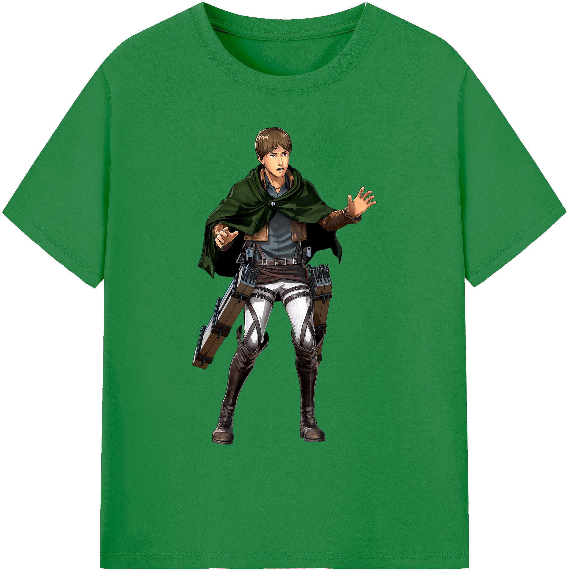 （画像用） 進撃の巨人 Attack on Titan 綿100％ メンズ半袖Tシャツ｜肌触りやわらか＆通気性