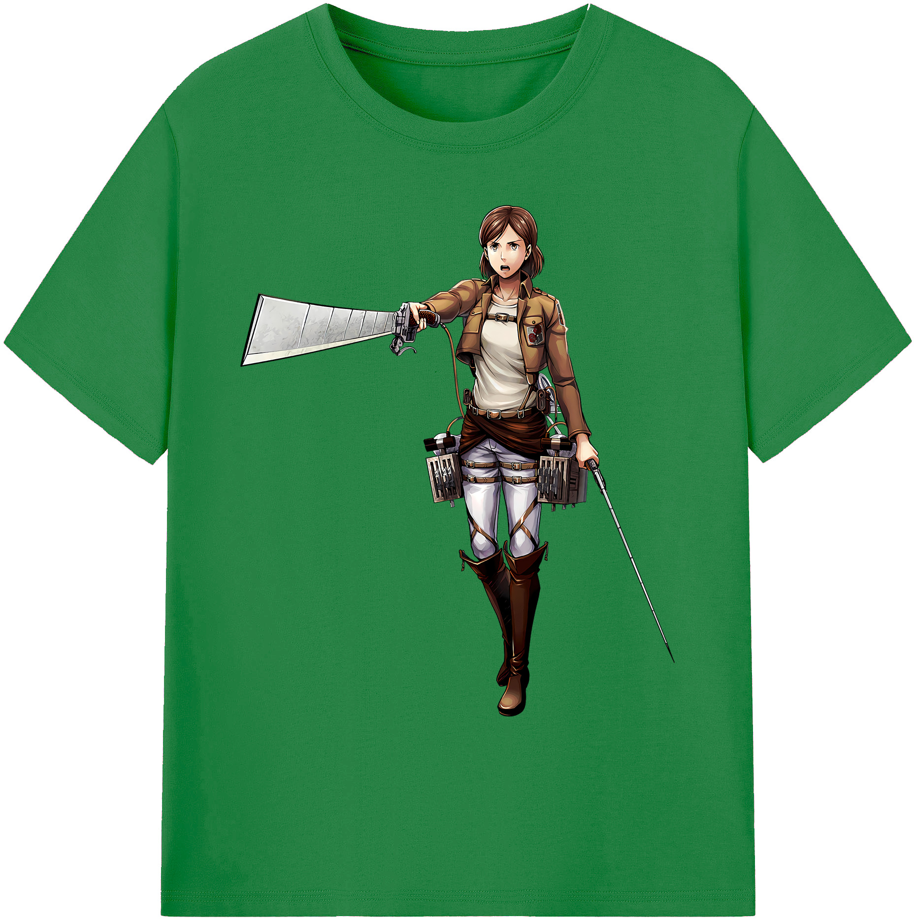 （画像用） 進撃の巨人 Attack on Titan 綿100％ メンズ半袖Tシャツ｜肌触りやわらか＆通気性