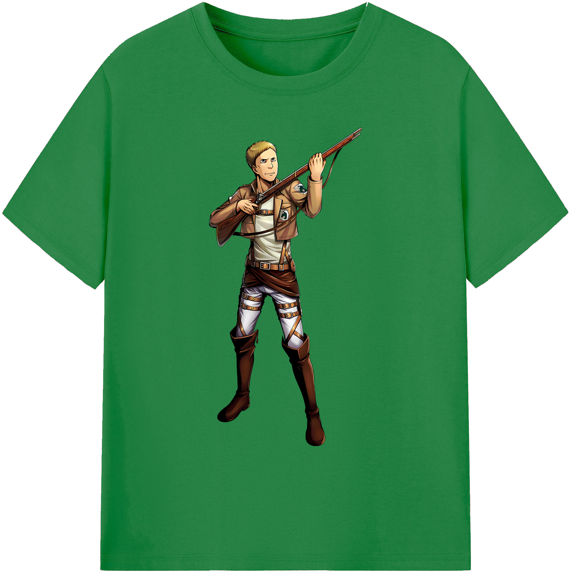 （画像用） 進撃の巨人 Attack on Titan 綿100％ メンズ半袖Tシャツ｜肌触りやわらか＆通気性