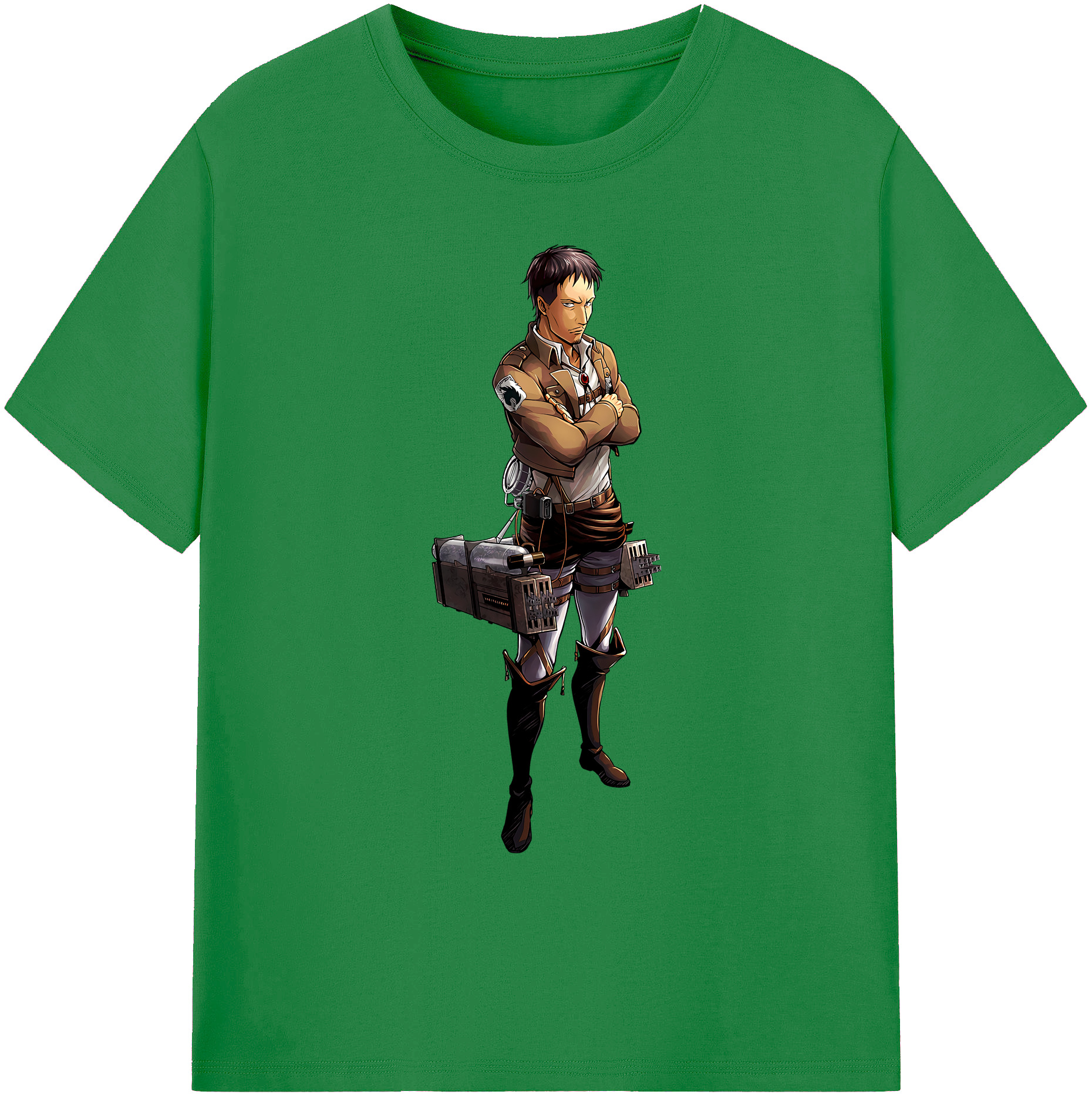 （画像用） 進撃の巨人 Attack on Titan 綿100％ メンズ半袖Tシャツ｜肌触りやわらか＆通気性