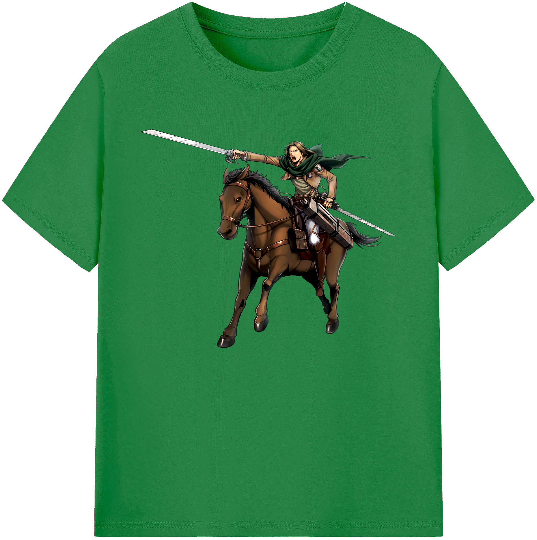 （画像用） 進撃の巨人 Attack on Titan 綿100％ メンズ半袖Tシャツ｜肌触りやわらか＆通気性