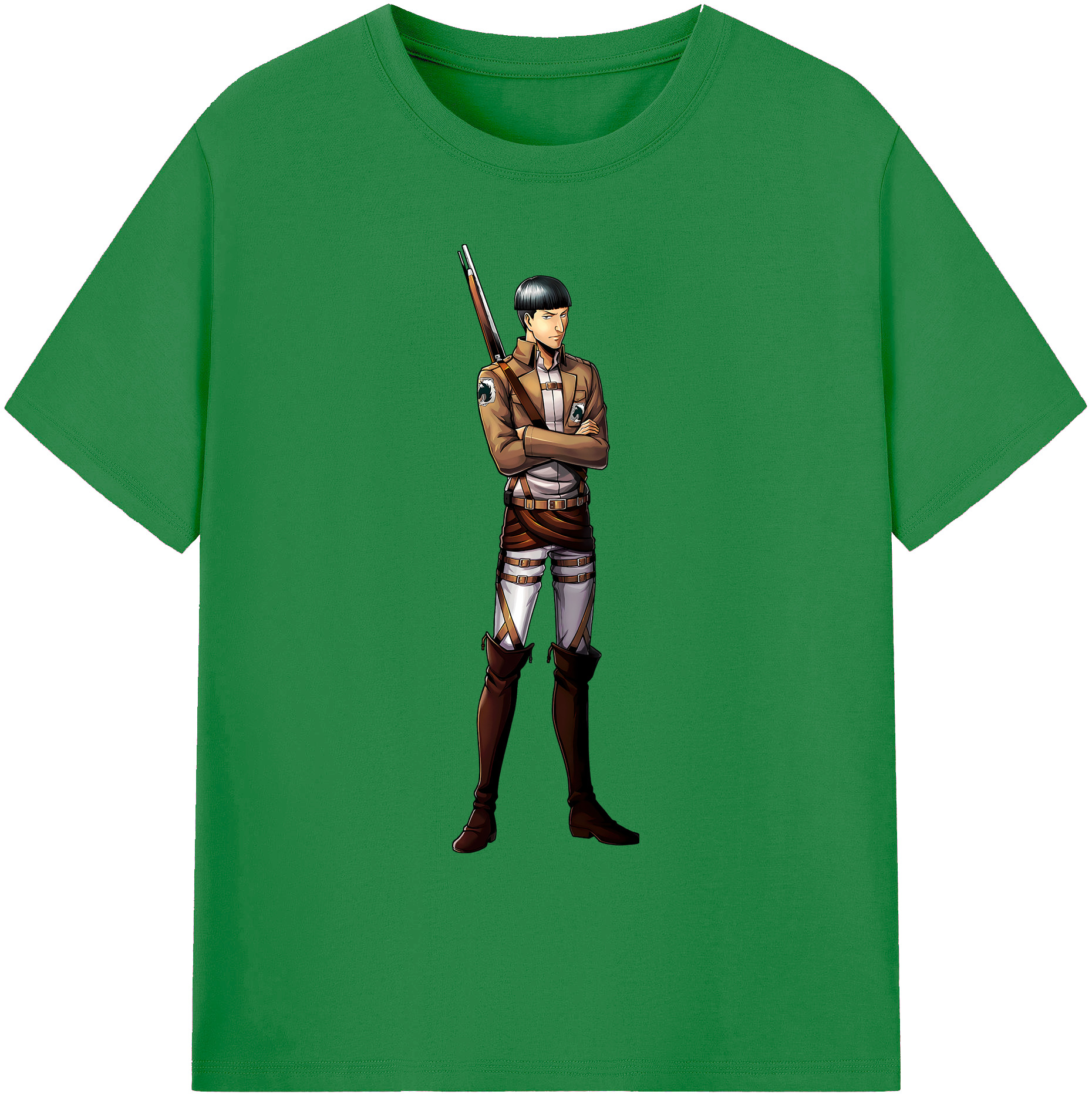 （画像用） 進撃の巨人 Attack on Titan 綿100％ メンズ半袖Tシャツ｜肌触りやわらか＆通気性