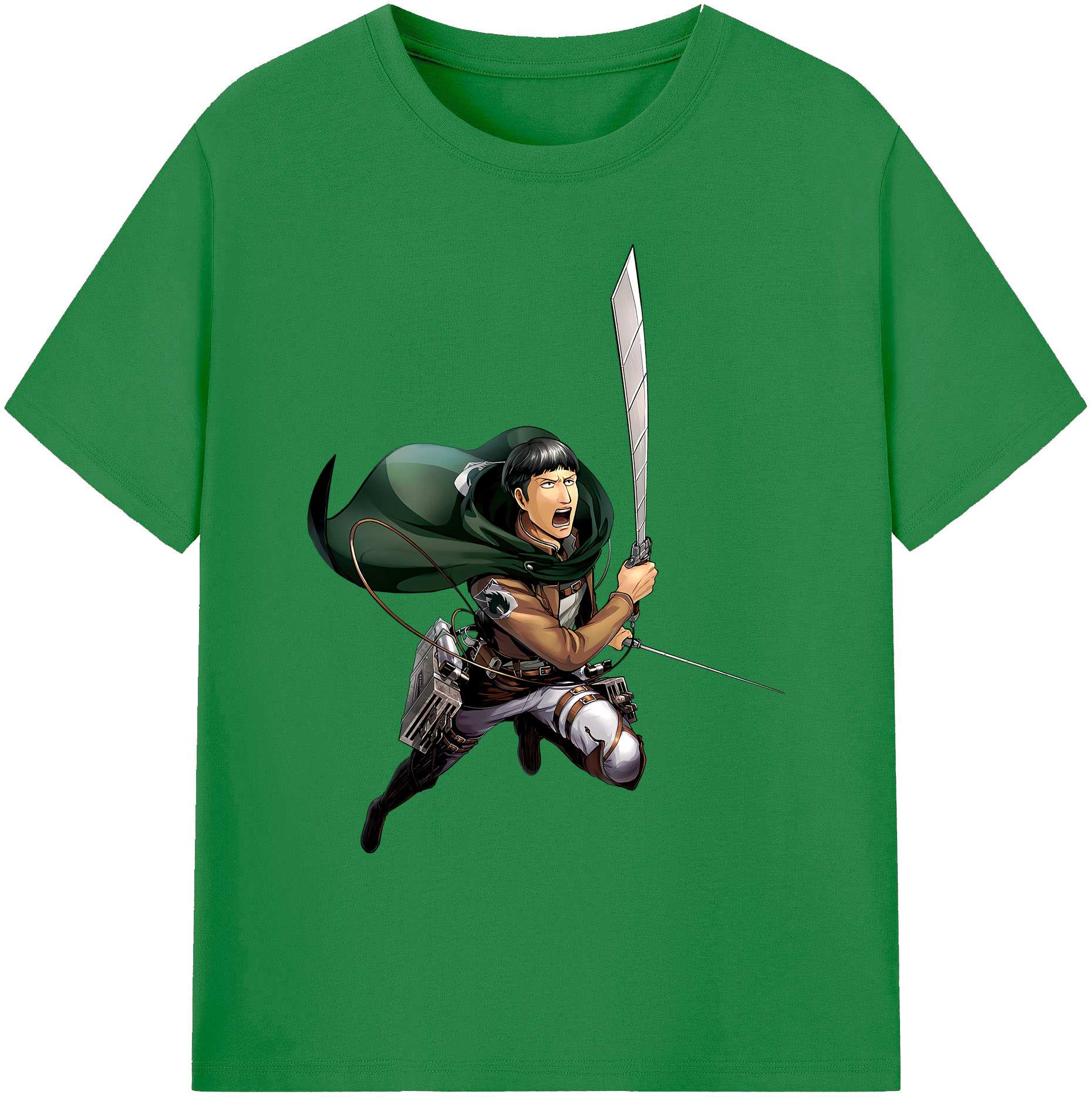 （画像用） 進撃の巨人 Attack on Titan 綿100％ メンズ半袖Tシャツ｜肌触りやわらか＆通気性
