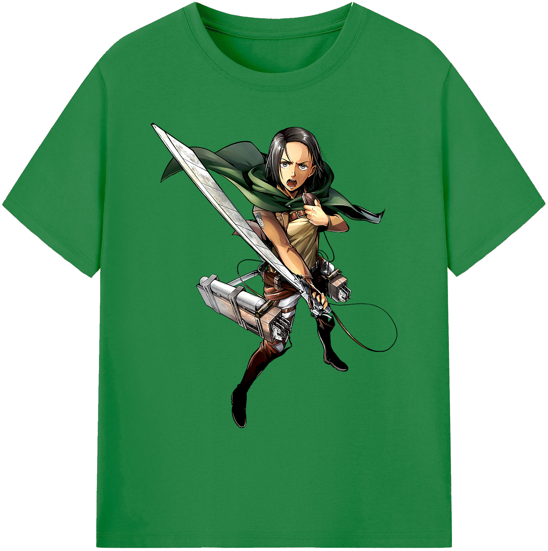 （画像用） 進撃の巨人 Attack on Titan 綿100％ メンズ半袖Tシャツ｜肌触りやわらか＆通気性